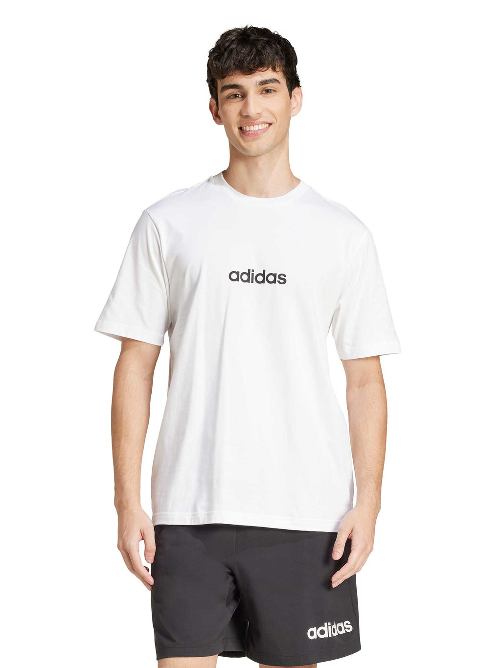ADIDAS SPORTSWEAR Тениска Essentials Linear Single Jersey Tee