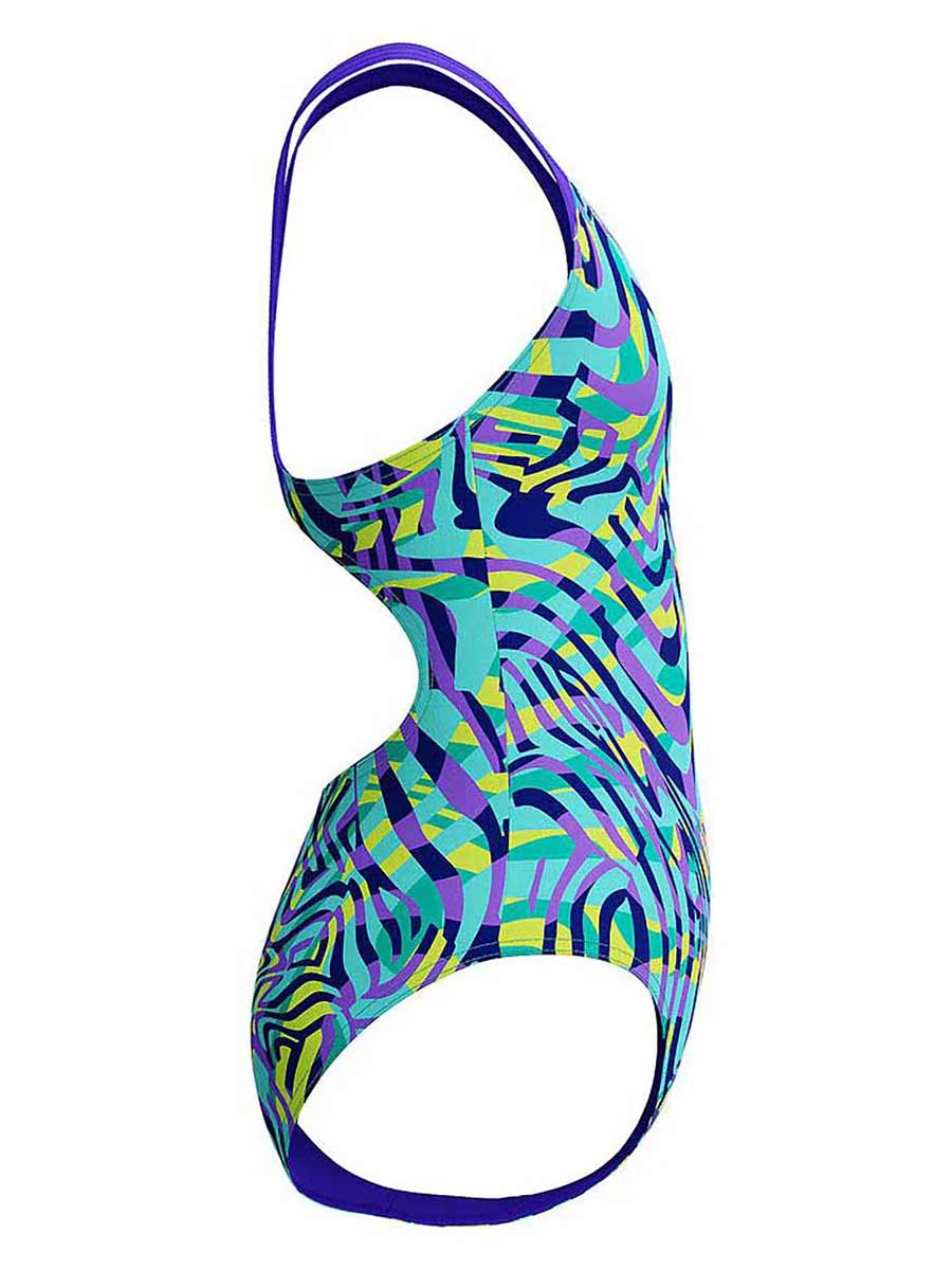 SPEEDO Цял бански GIRLS DIGITAL ALLOVER SPLASHBACK