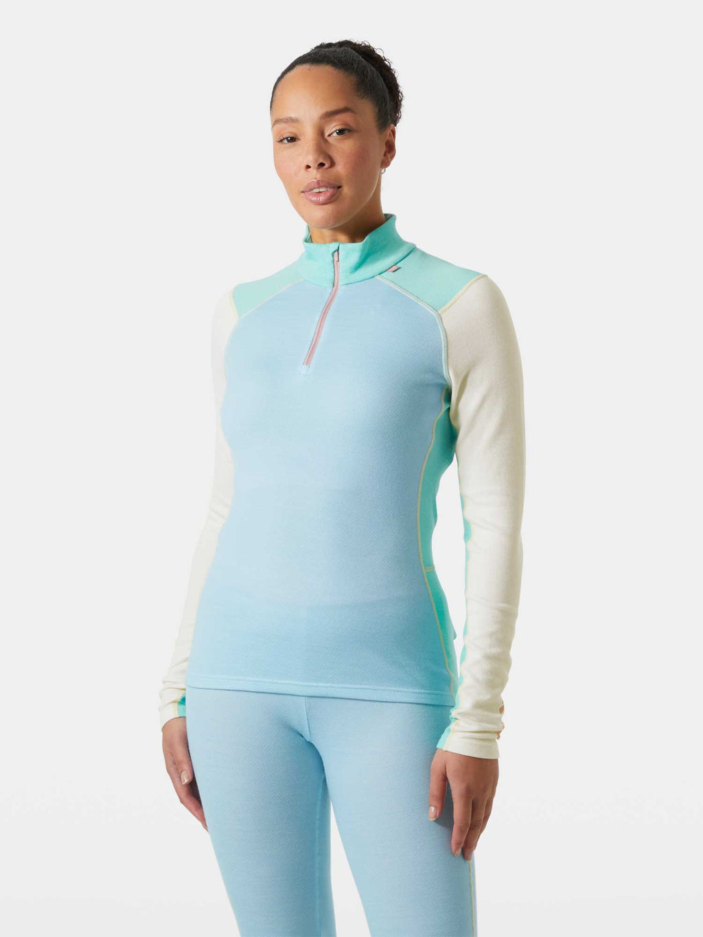 HELLY HANSEN Термоблуза W LIFA MERINO MIDW 1/2 ZIP