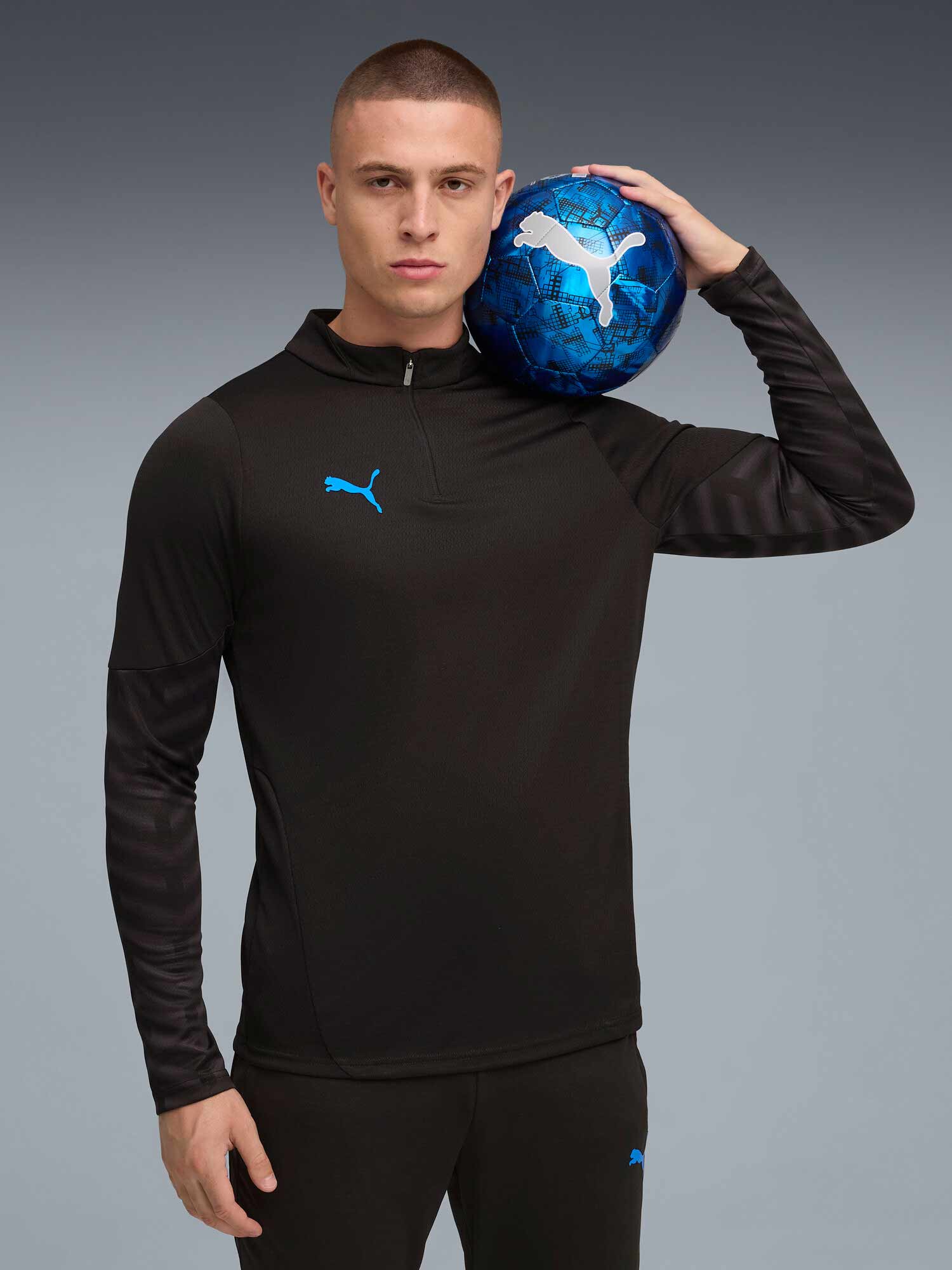 PUMA Блуза individualCUP 1/4 Zip-Top