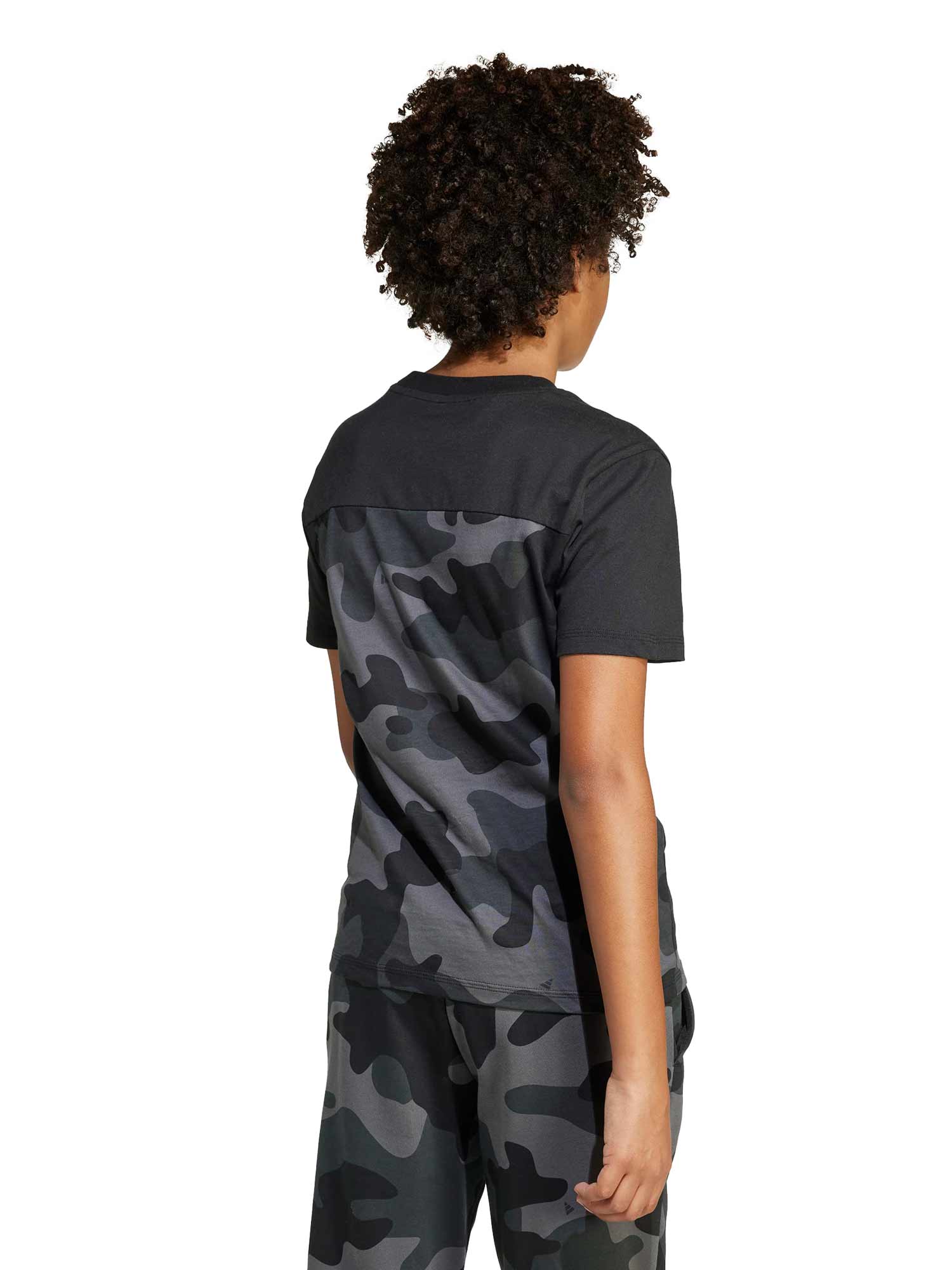 ADIDAS SPORTSWEAR Тениска Seasonal Essentials Camo Cotton Kids
