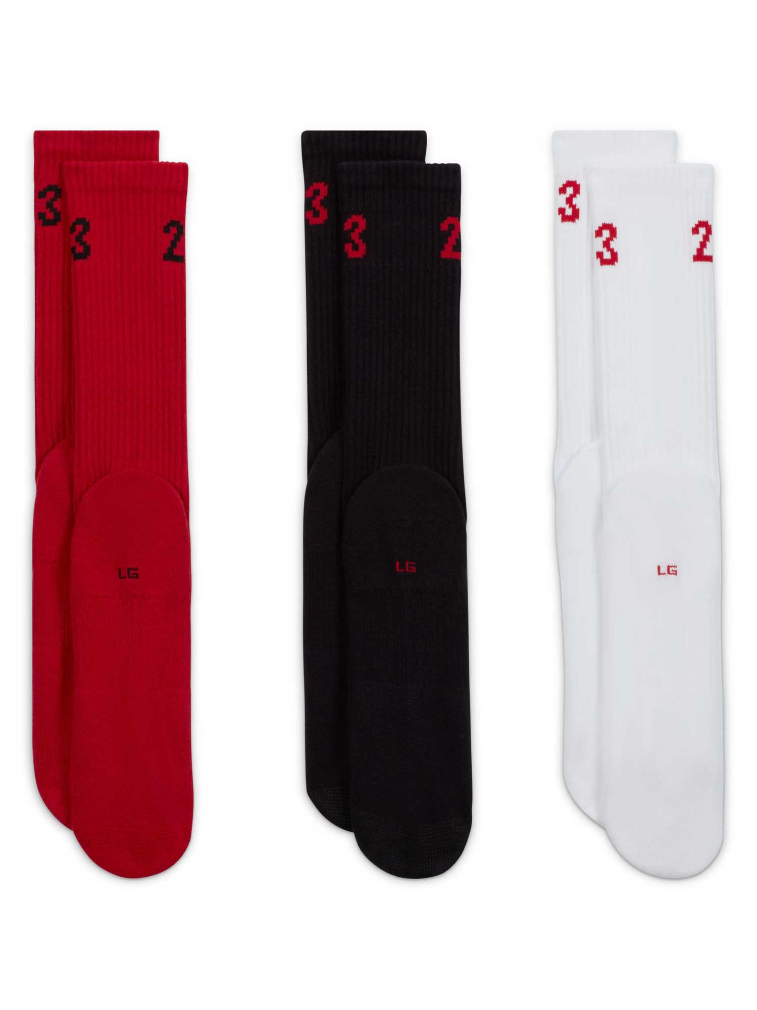 JORDAN Чорапи U J ESSENTIAL CREW 3PR - 144