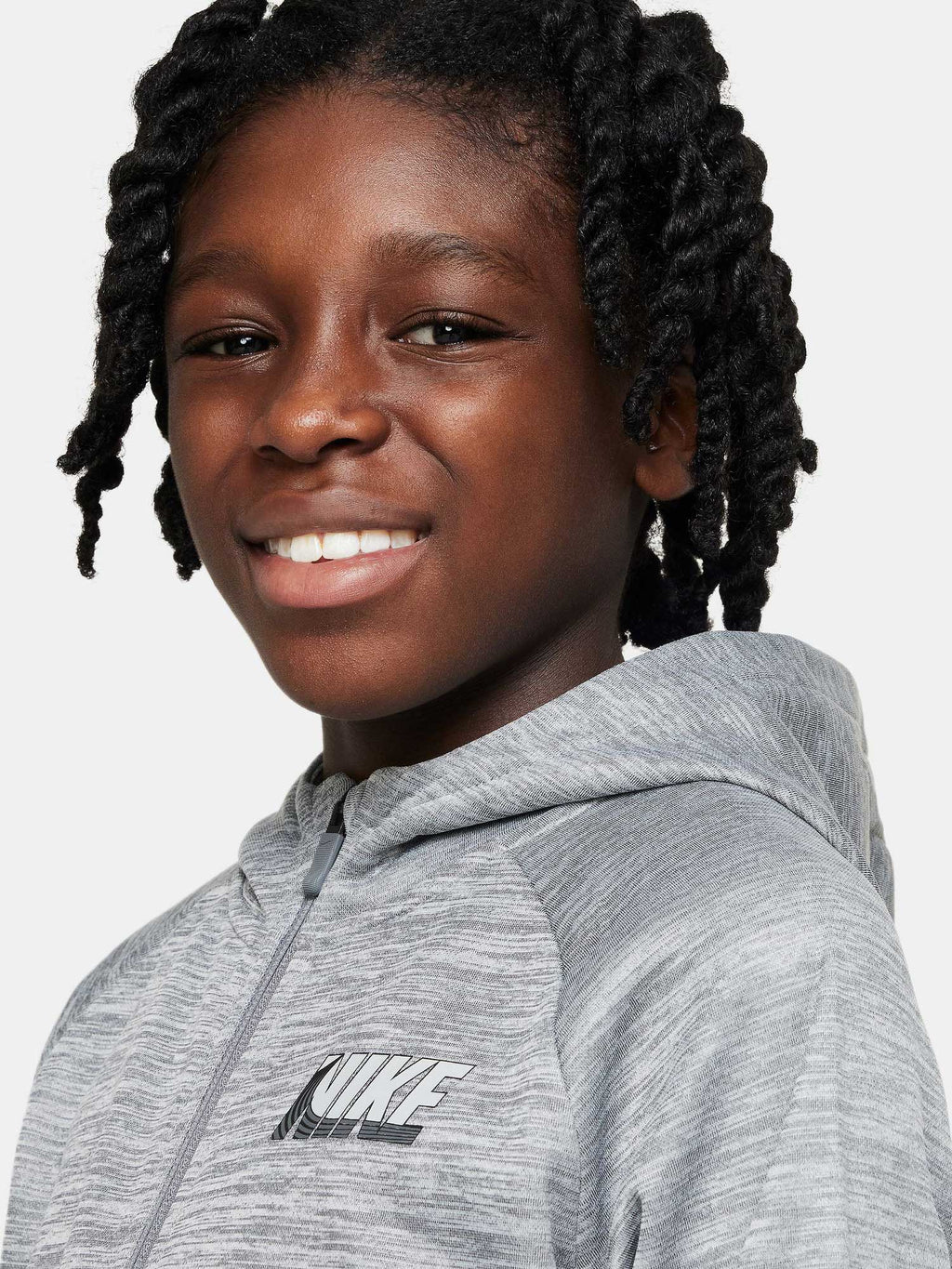 NIKE Суитшърт B NK TF HOODIE FZ GFX 1