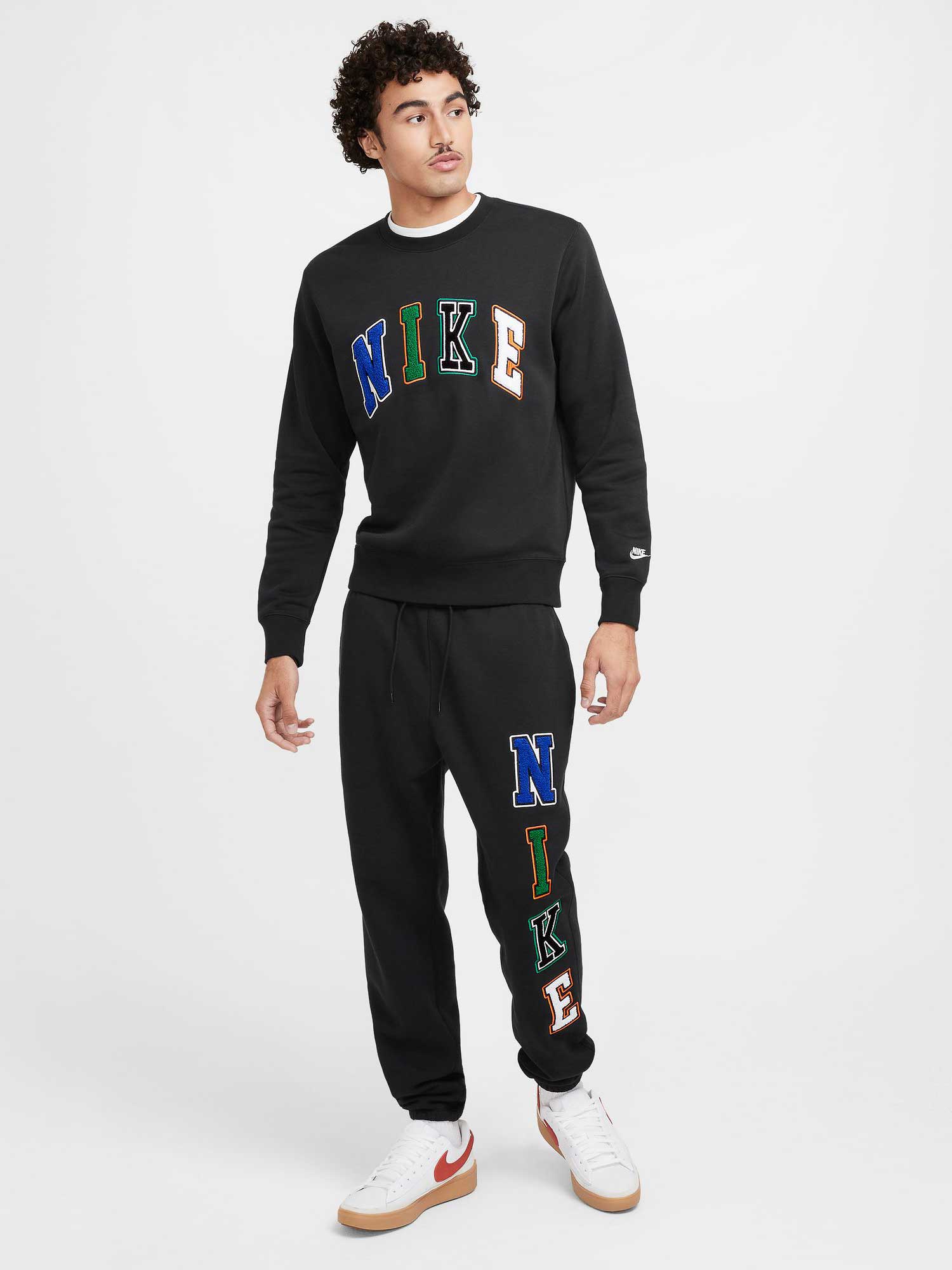 NIKE Блуза M NK CLUB BB CREW LETTERS