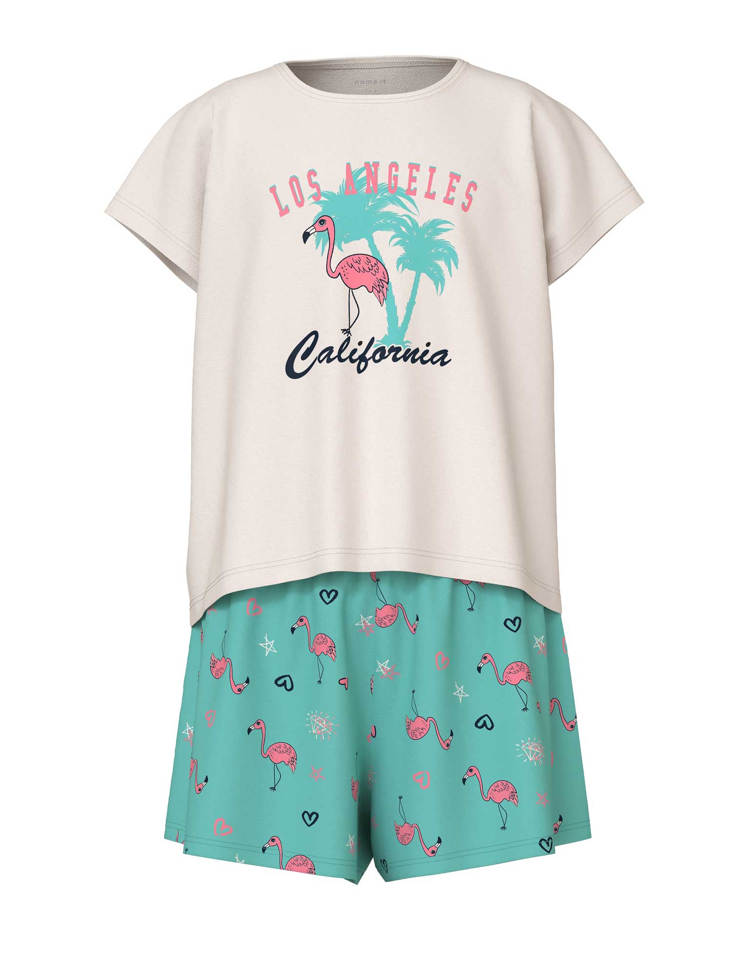 NAME IT Комплект от 2 части NKFNIGHTSET CAP POOL BLUE FLAM