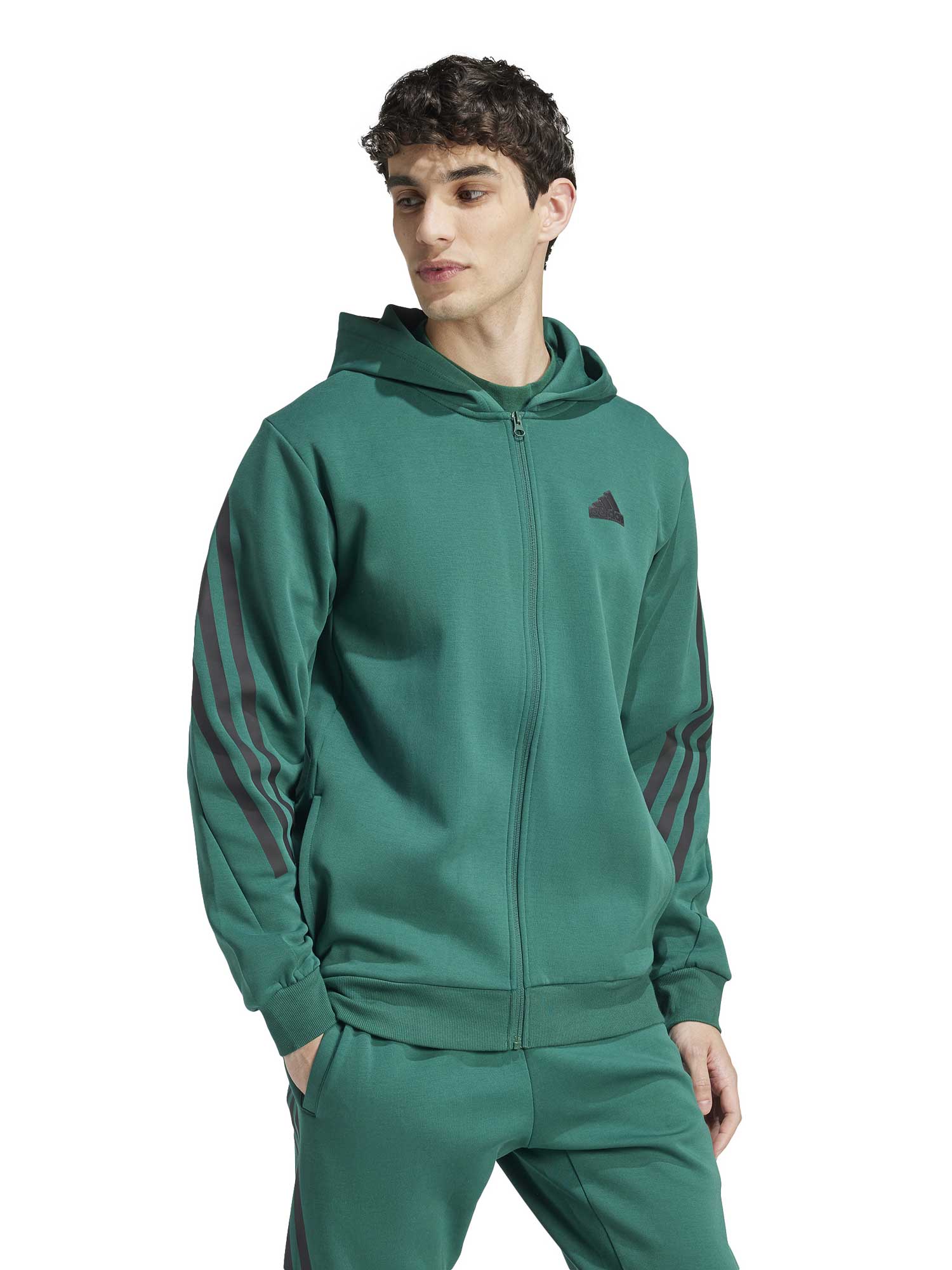 ADIDAS SPORTSWEAR Суитшърт Future Icons 3-Stripes Full Zip Hoodie
