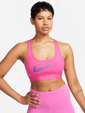 NIKE Спортен сутиен W NK SWSH LS HBR BRA