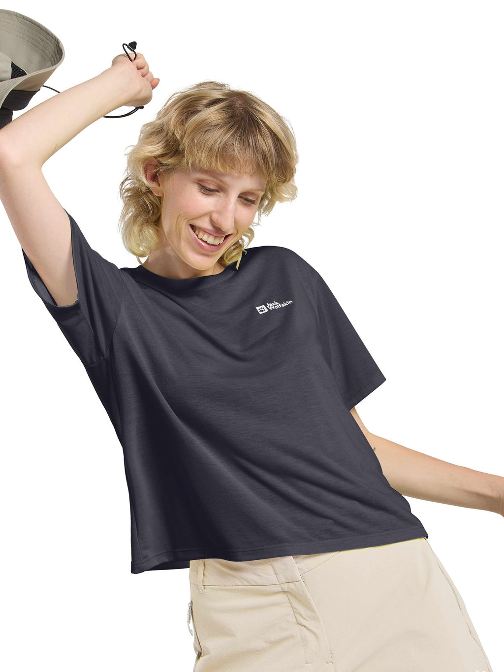 JACK WOLFSKIN Тениска VONNAN CROP T W