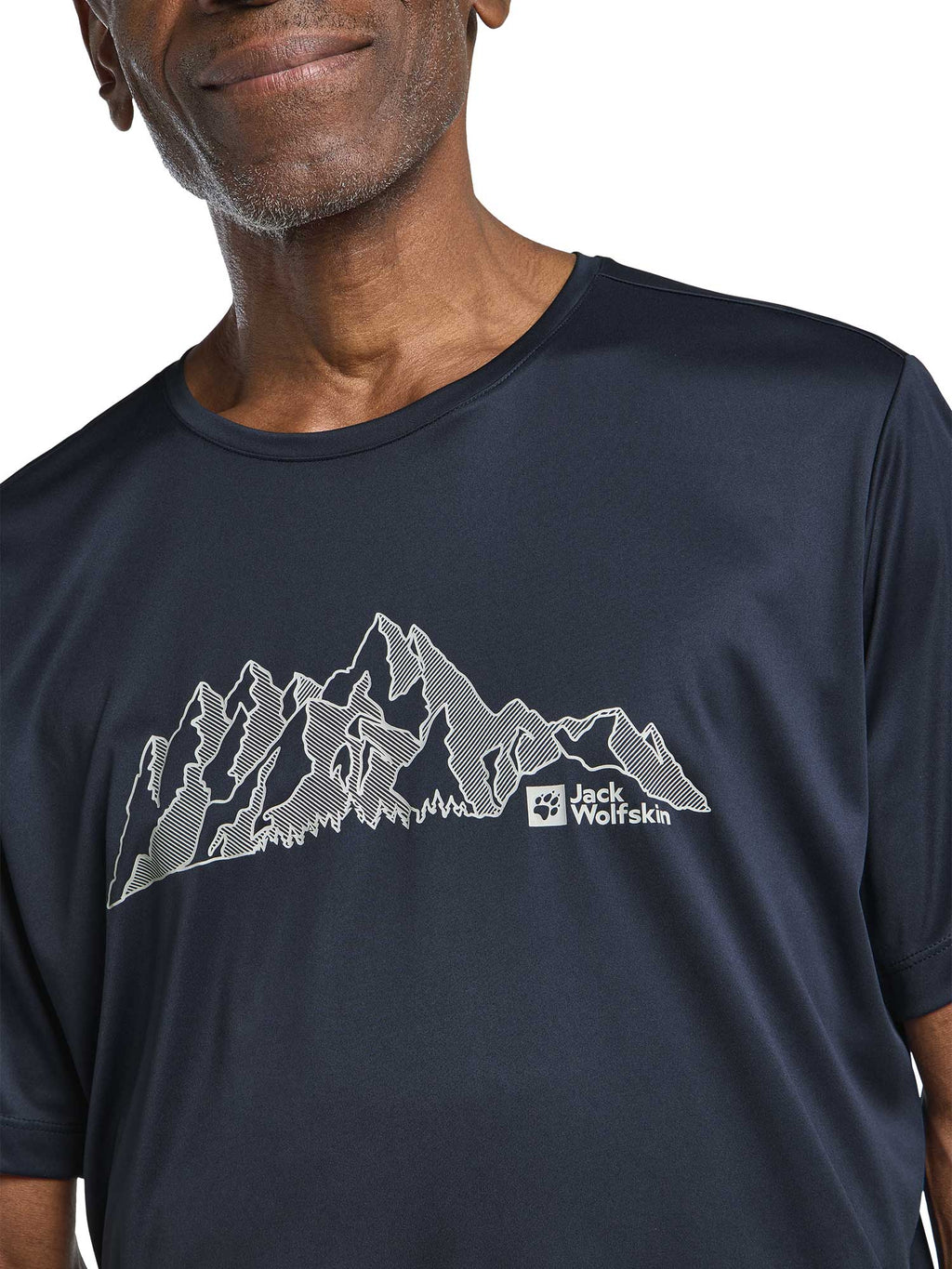JACK WOLFSKIN Тениска PEAK GRAPHIC T M