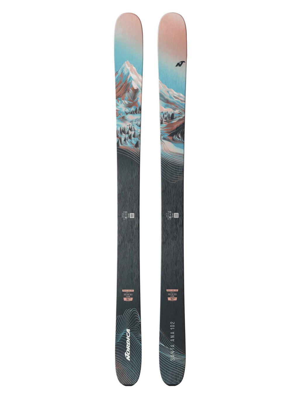 NORDICA Ски без автомати SANTA ANA 102 (FLAT)