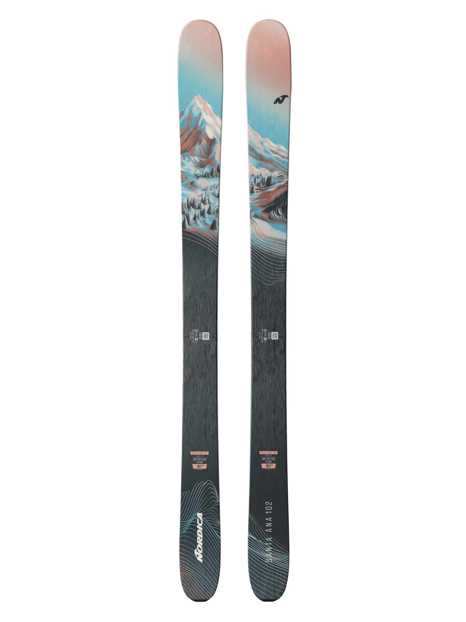 NORDICA Ски без автомати SANTA ANA 102 (FLAT)
