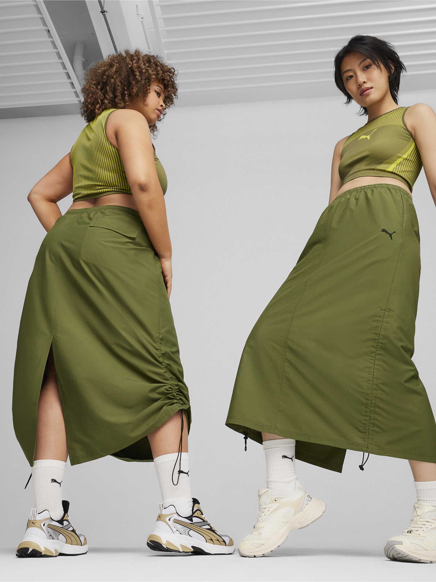 PUMA Пола Dare To Midi Woven Skirt
