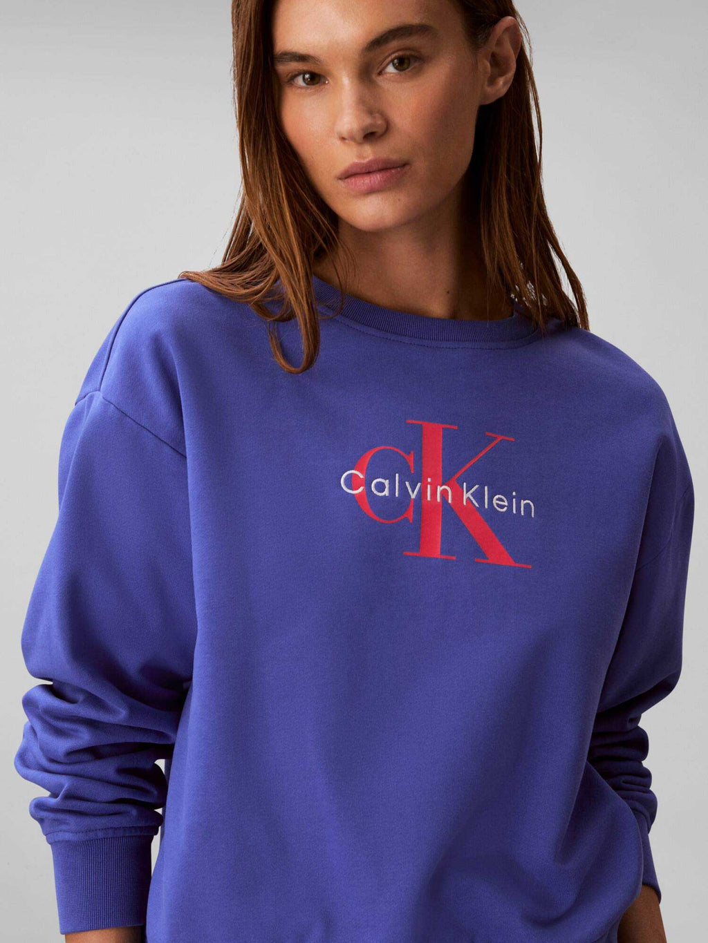 Calvin Klein Jeans Блуза LS MONOLOGO FRENCH TERRY RLXD