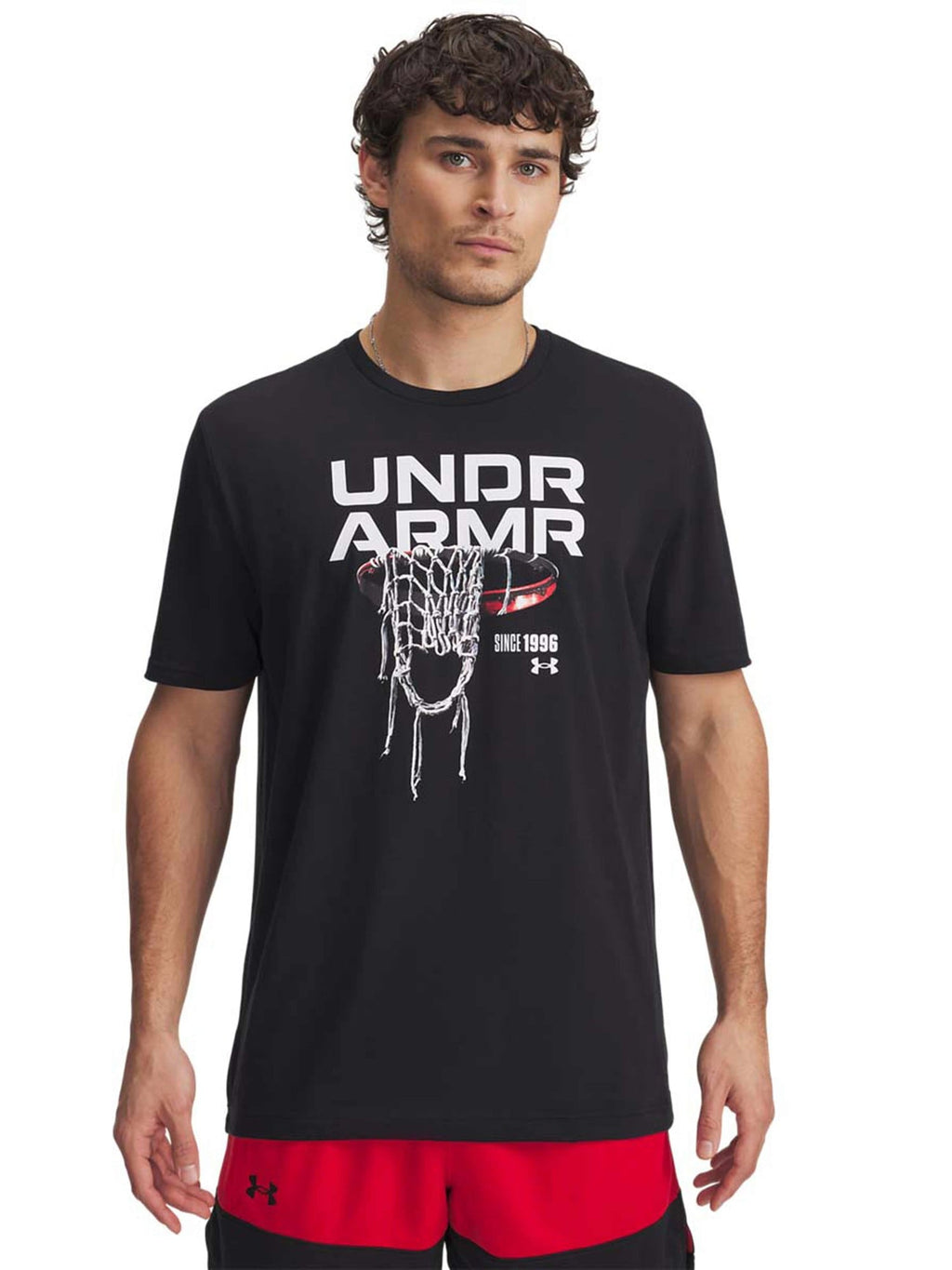 UNDER ARMOUR Тениска M 60/40s Hoops Net SS