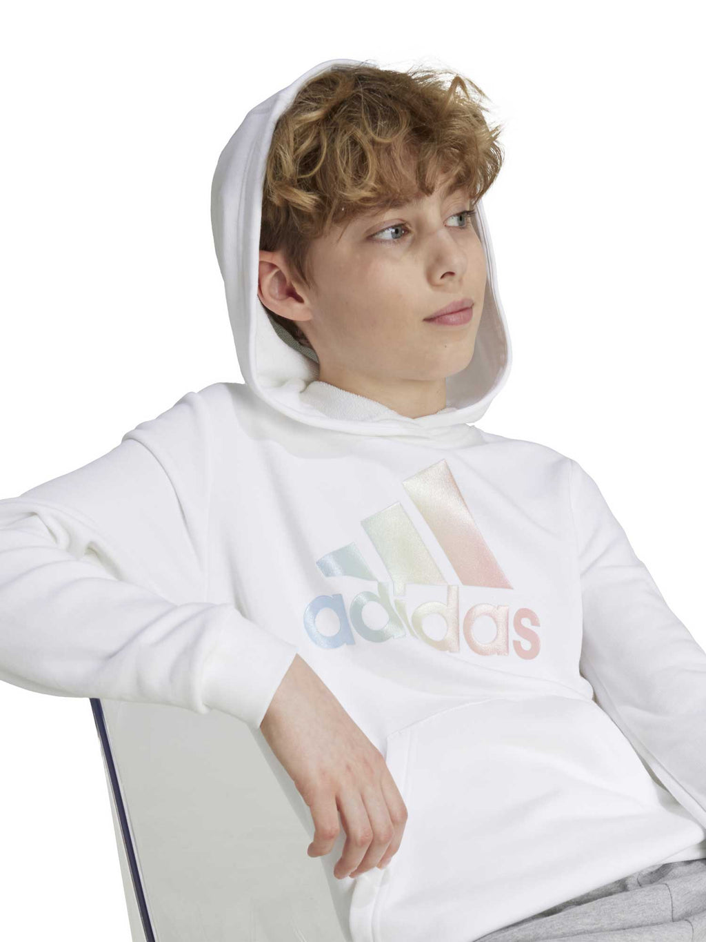 ADIDAS SPORTSWEAR Суитшърт Metallic Print Hoodie Kids