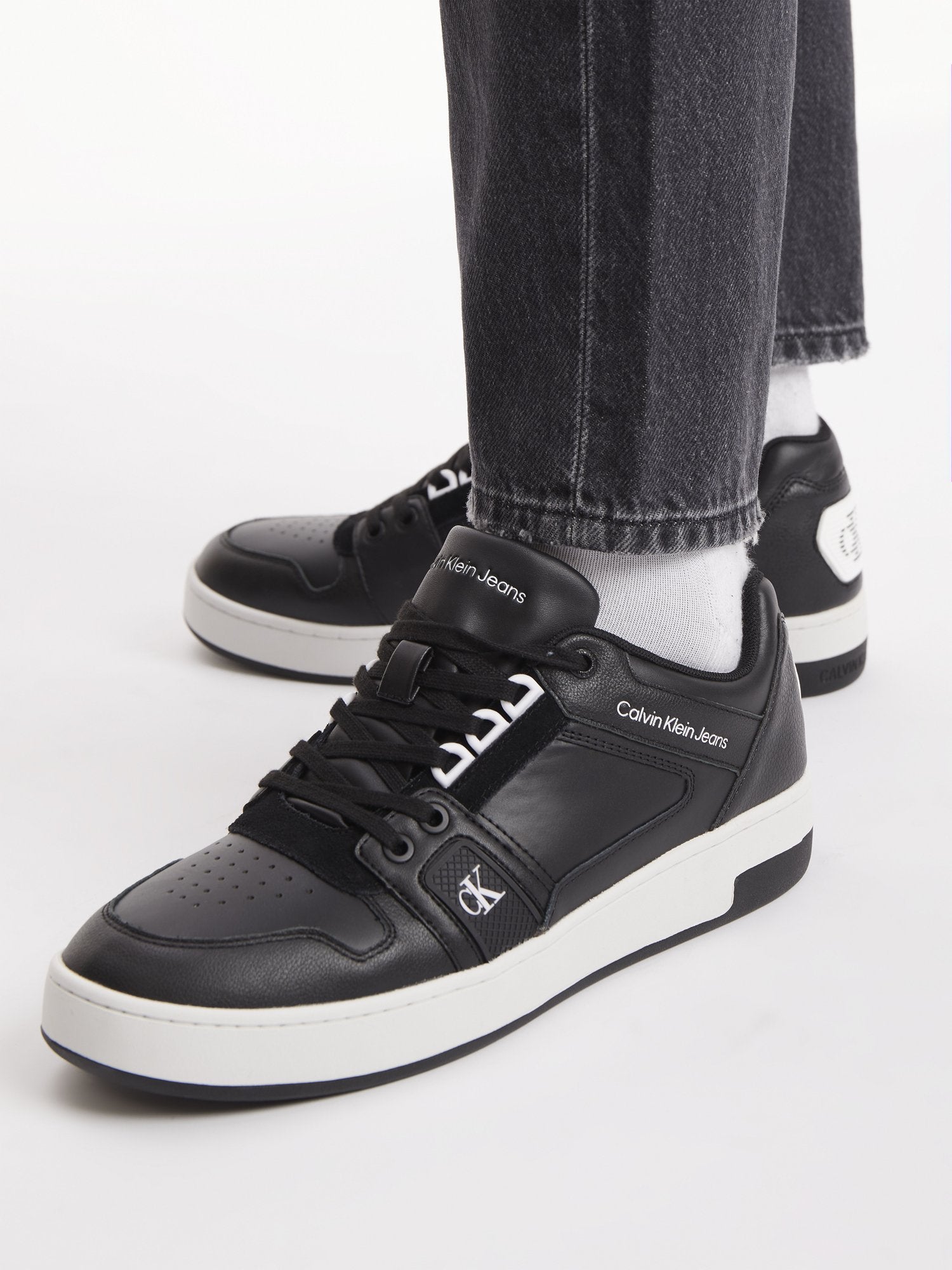 Calvin Klein Jeans Обувки CUPSOLE LACEUP BASKET LOW LTH