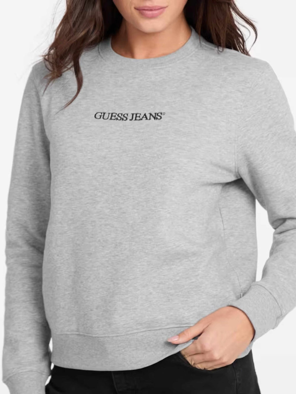 GUESS JEANS Блуза GJ CN REG LOGO EMB SWEAT