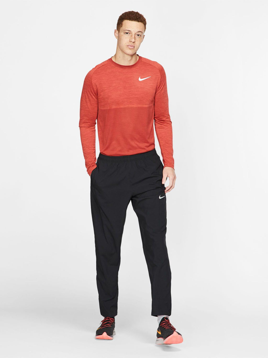 NIKE Спортно долнище DF RUN STRIPE