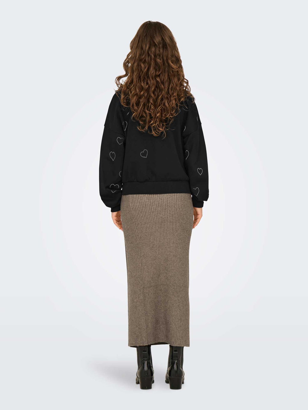 ONLY Блуза ONLBERIT L/S O-NECK SWT