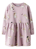 NAME IT Рокля NMFROGIA LS SWEAT DRESS BRU