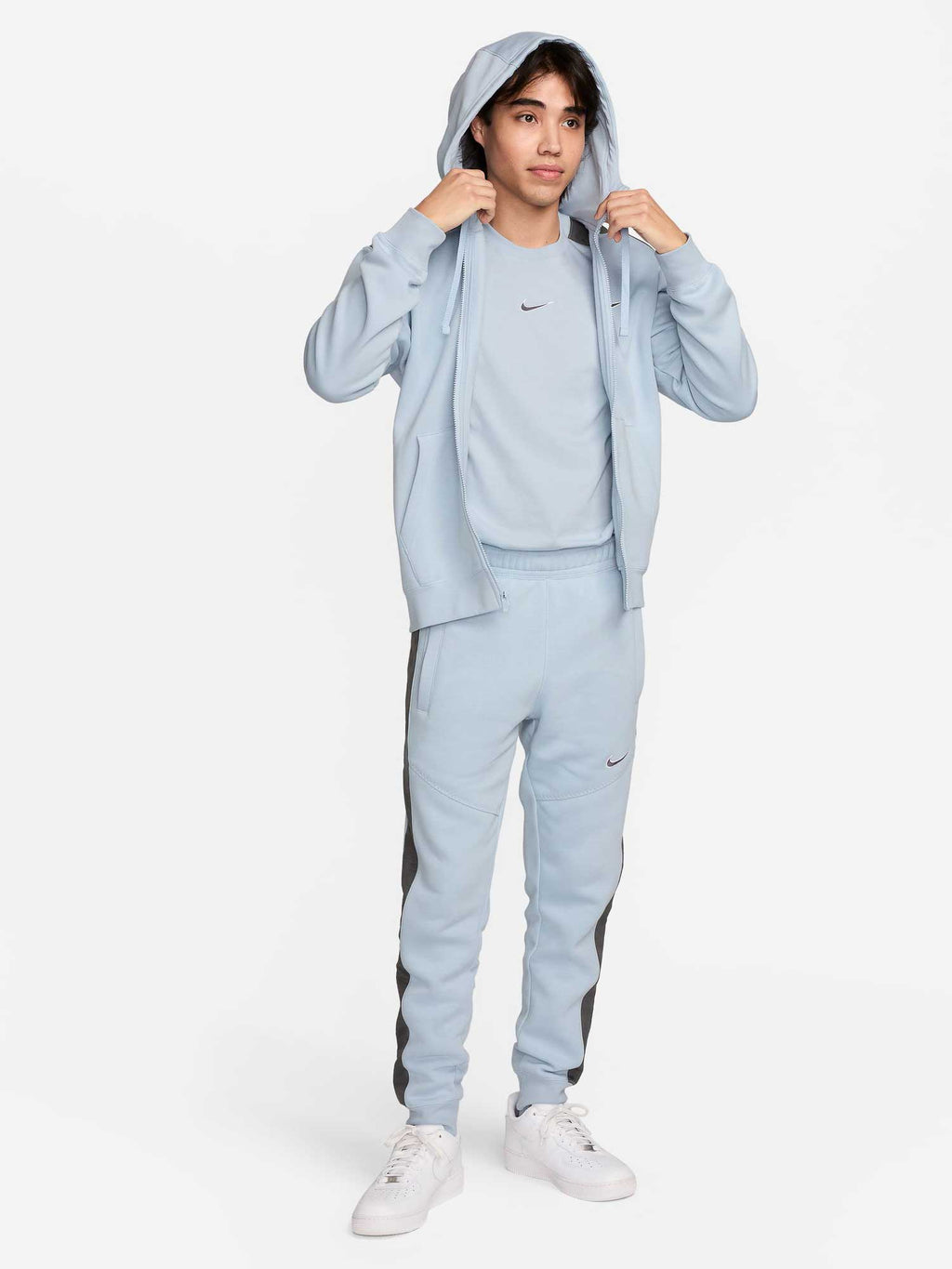 NIKE Суитшърт M NSW SP FLC FZ HOODIE BB