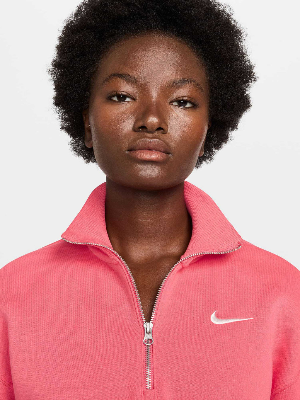 NIKE Блуза W NSW PHNX FLC QZ CROP