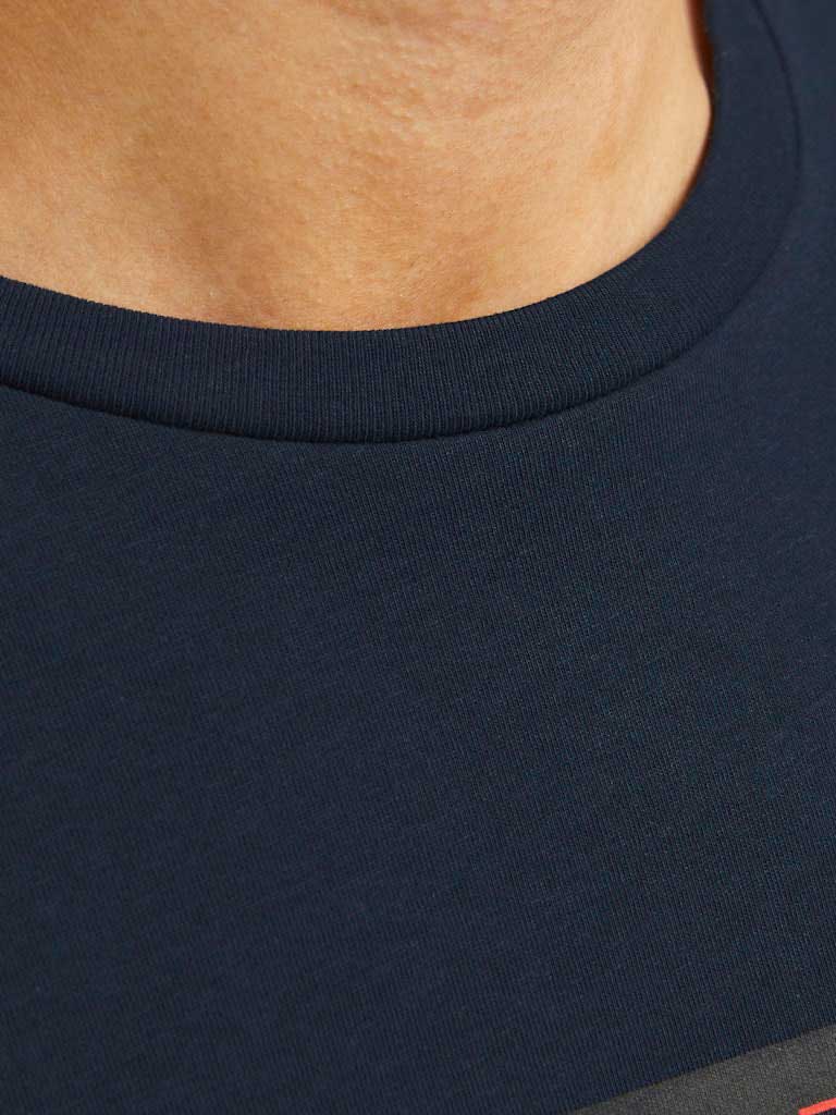 JACK & JONES Тениска JJHUDSON TEE SS CREW NECK LN