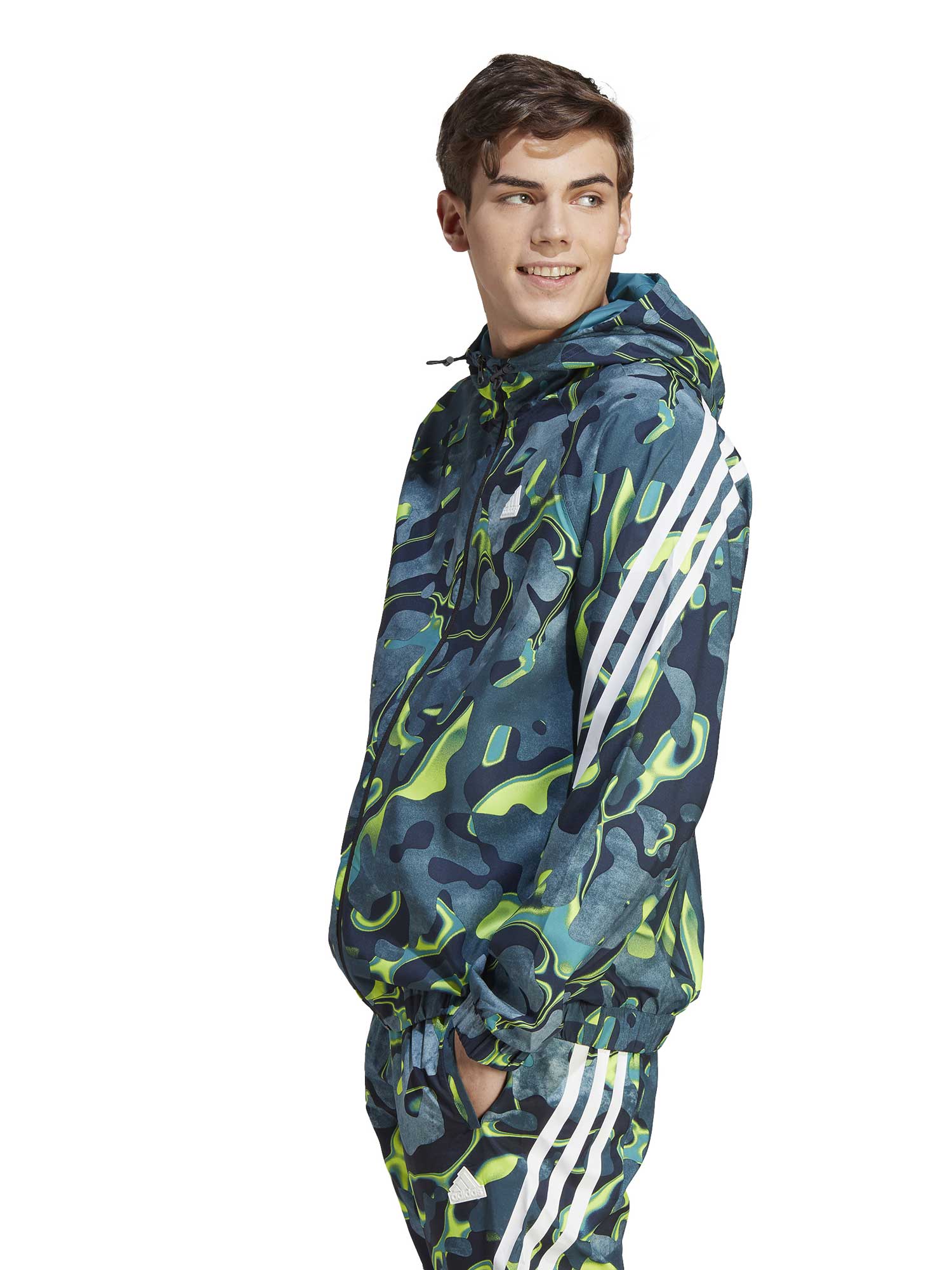 ADIDAS SPORTSWEAR Суитшърт Future Icons Allover Print