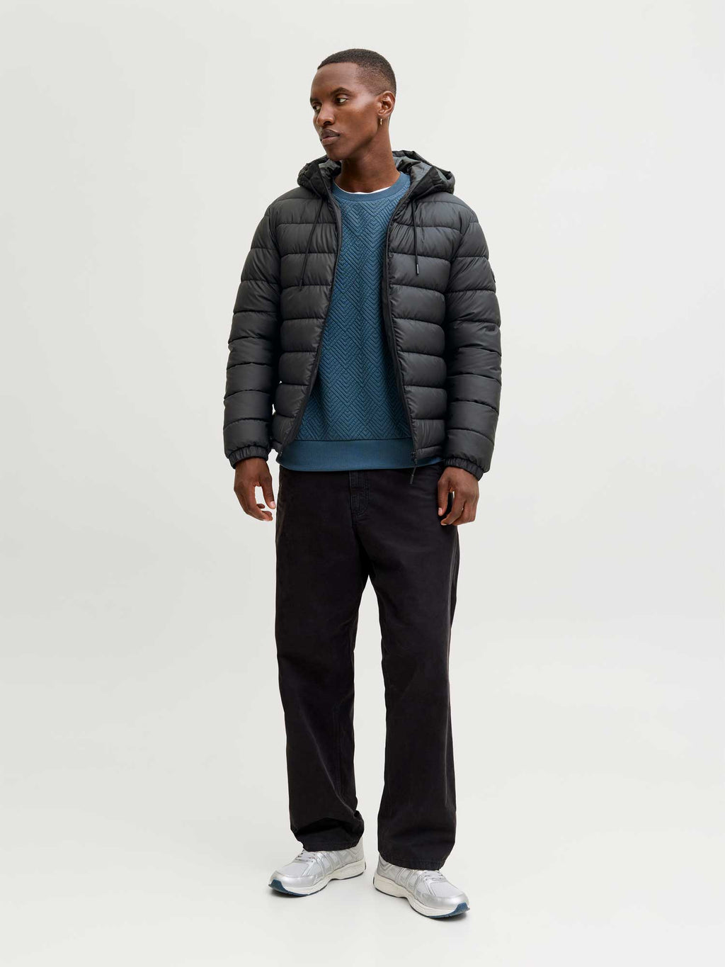 JACK & JONES Яке JCOPOINT PU PUFFER JACKET BF