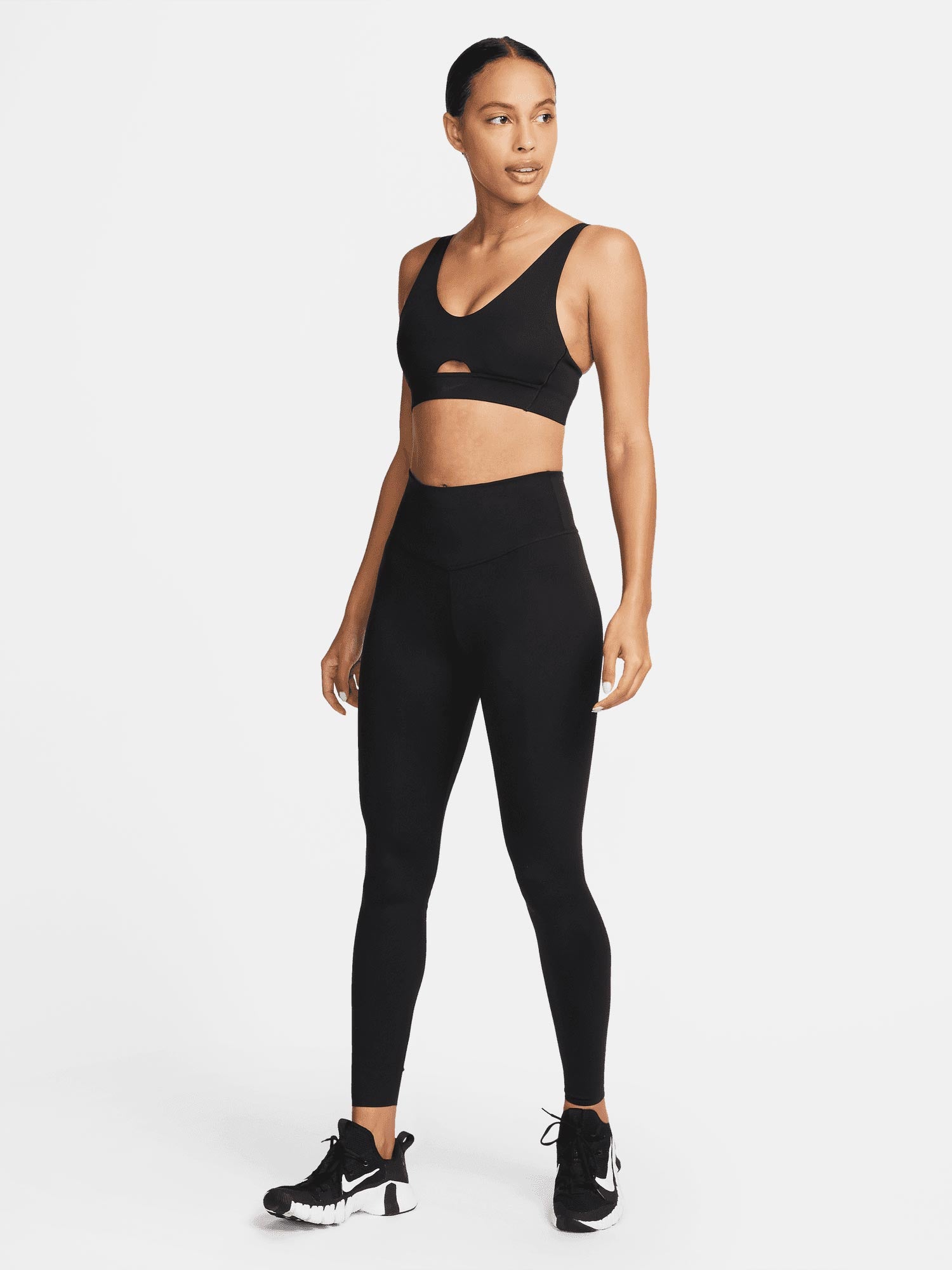 NIKE Спортен сутиен W NK DF INDY PLUNGE CUTOUT BRA