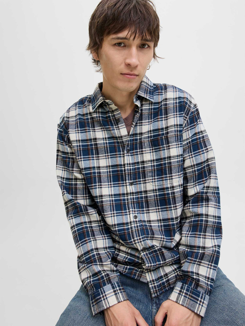 JACK & JONES Риза JJJAMES FLANNEL SHIRT LS