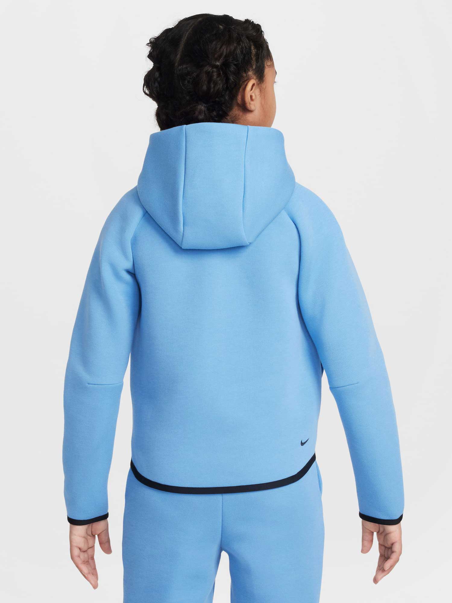 NIKE Суитшърт G NSW TCH FLC HD FZ LS - PD