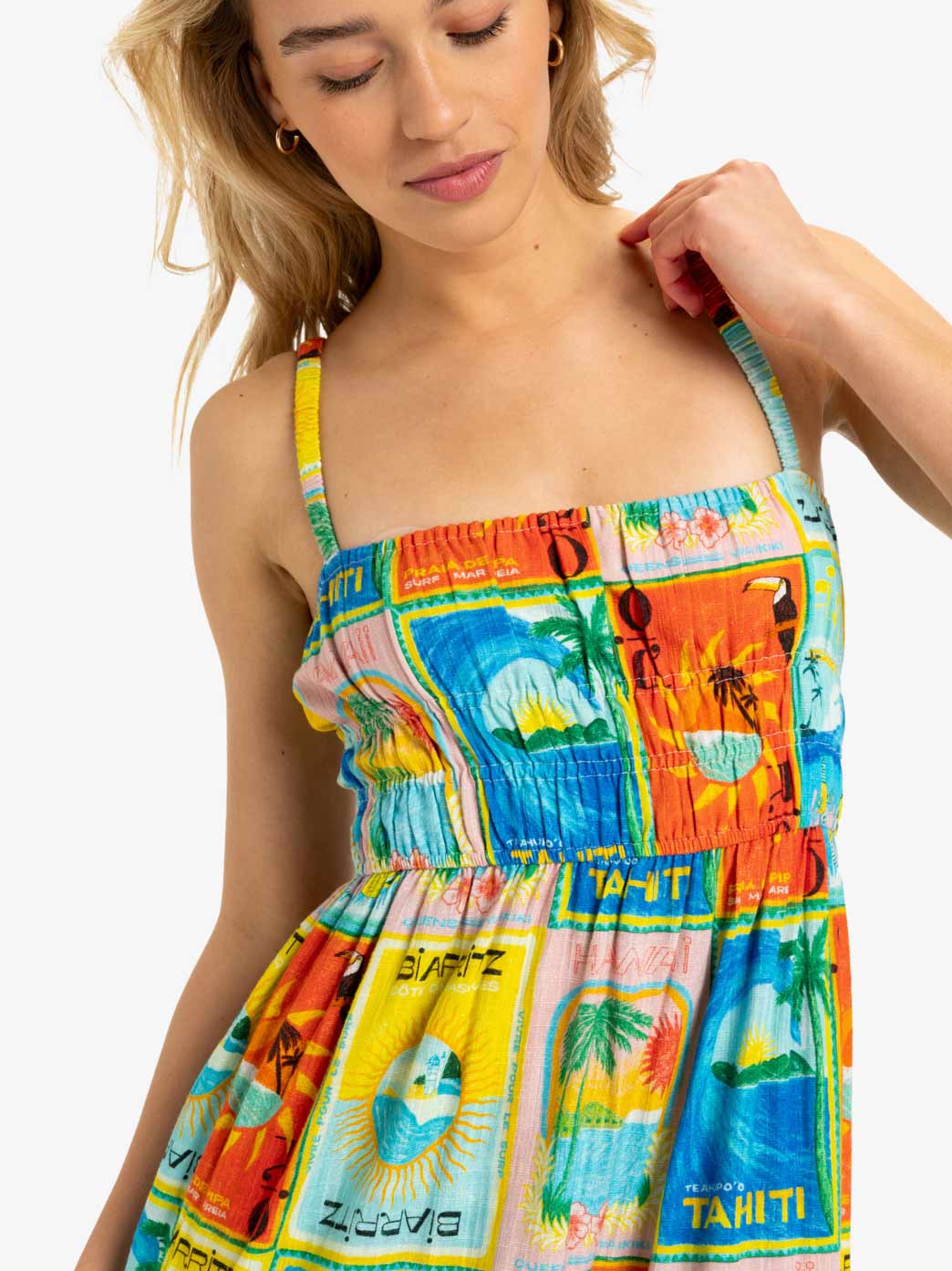 ROXY Рокля ATLAS SUNSHINE COASTLINE MAXI