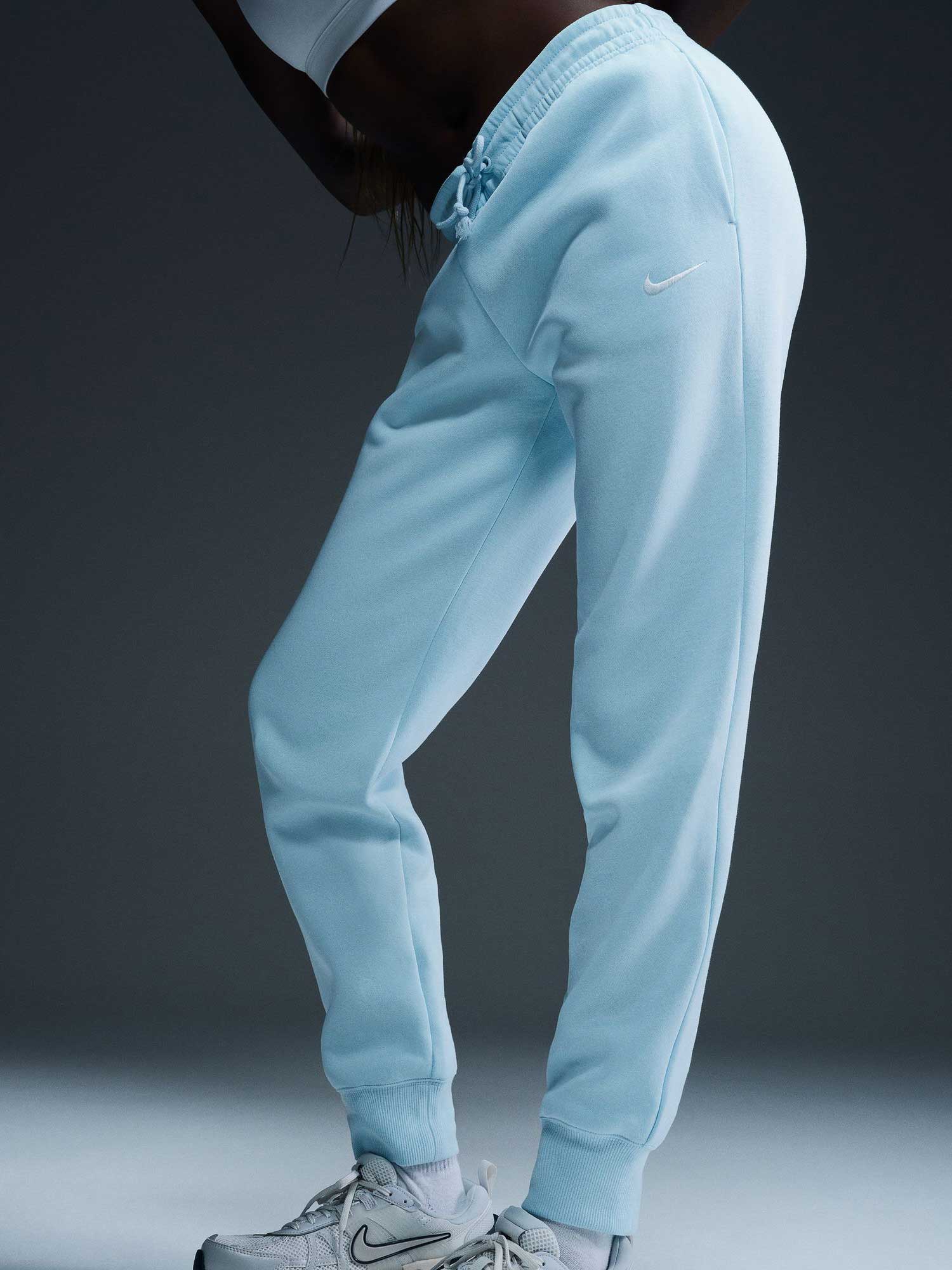 NIKE Спортно долнище W NSW PHNX FLC MR PANT STD