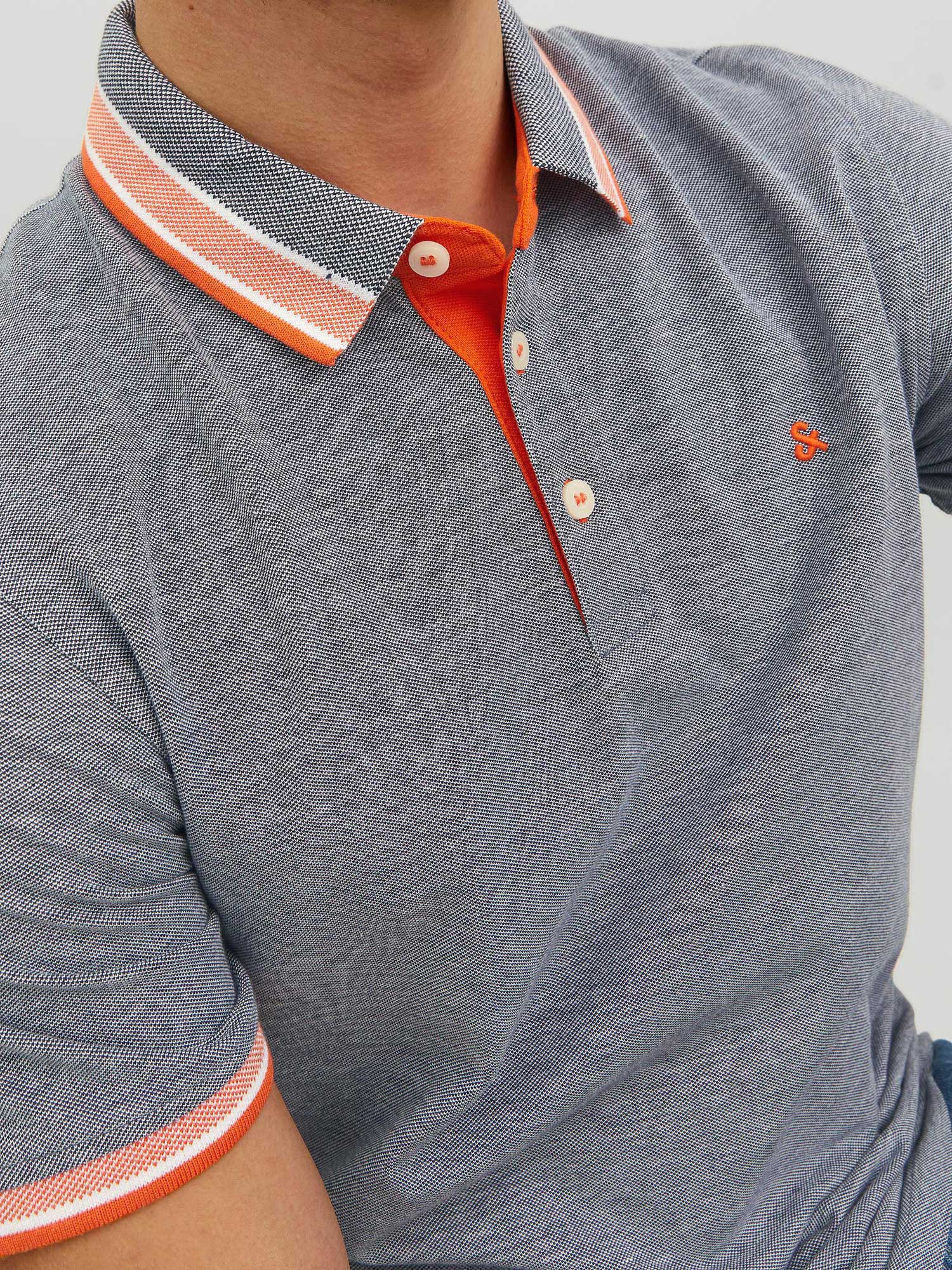 JACK & JONES Тениска JJEPAULOS POLO SS NOOS