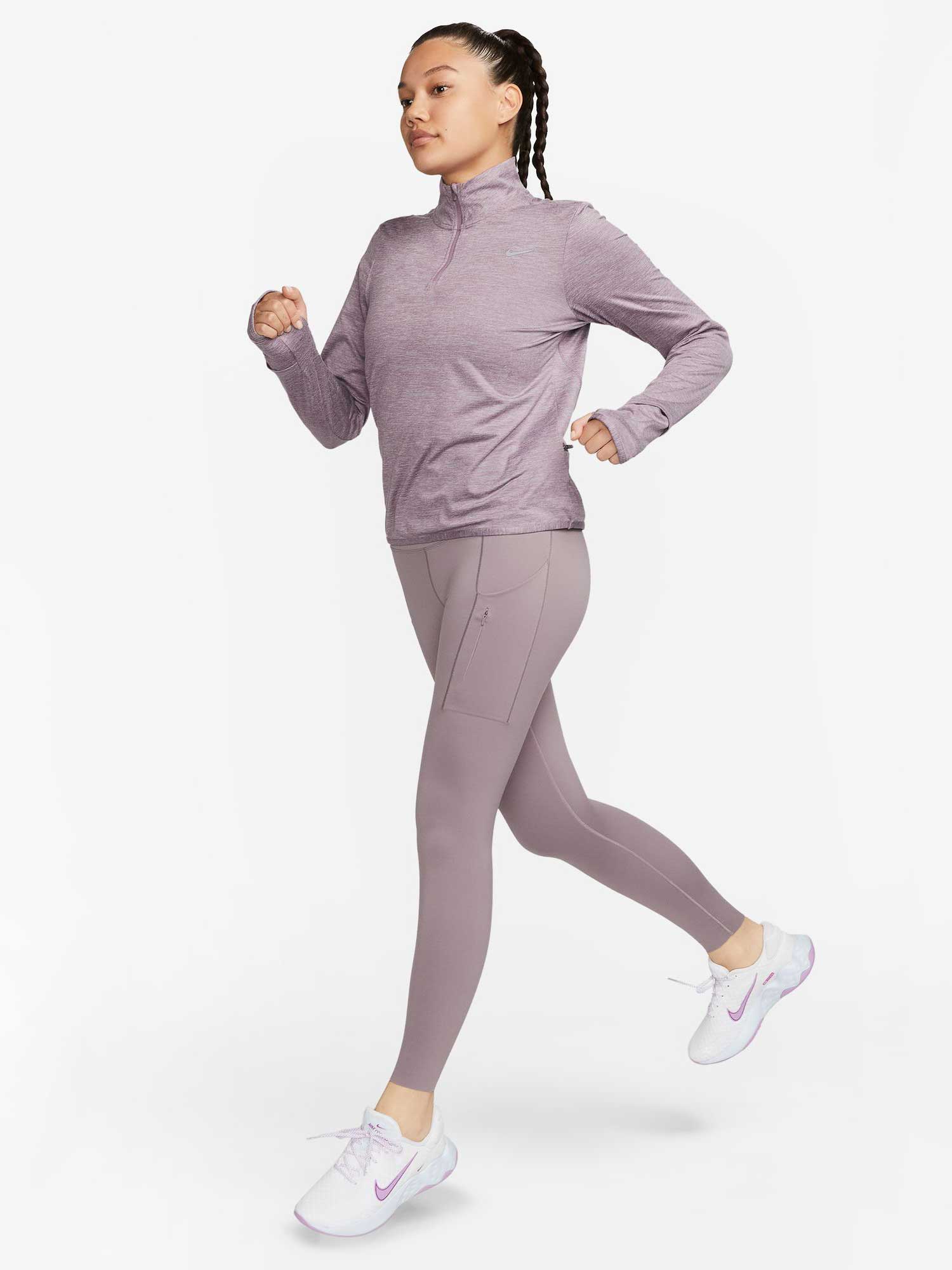 NIKE Блуза W NK SWIFT ELMNT DF UV HZ TOP