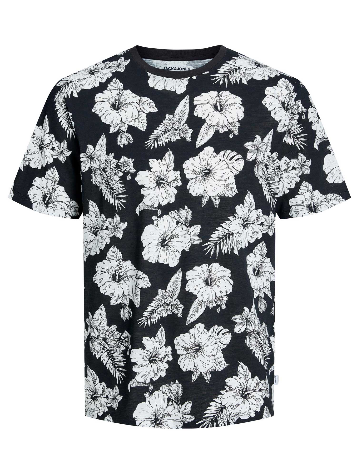 JACK & JONES Тениска JJGURU AOP TEE SS O-NECK