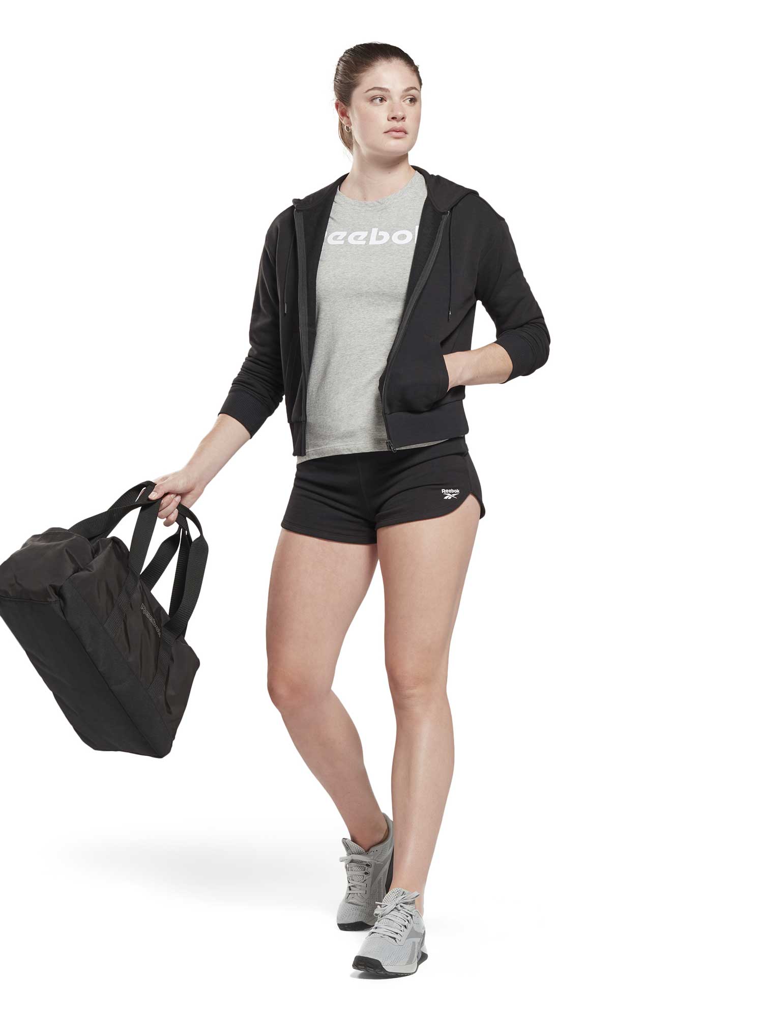 REEBOK Суитшърт Identity Small Logo French Terry Zip-Up
