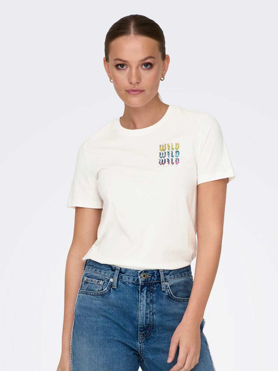 ONLY Тениска ONLKANDY LIFE REG S/S LIGHTNING BOX JRS