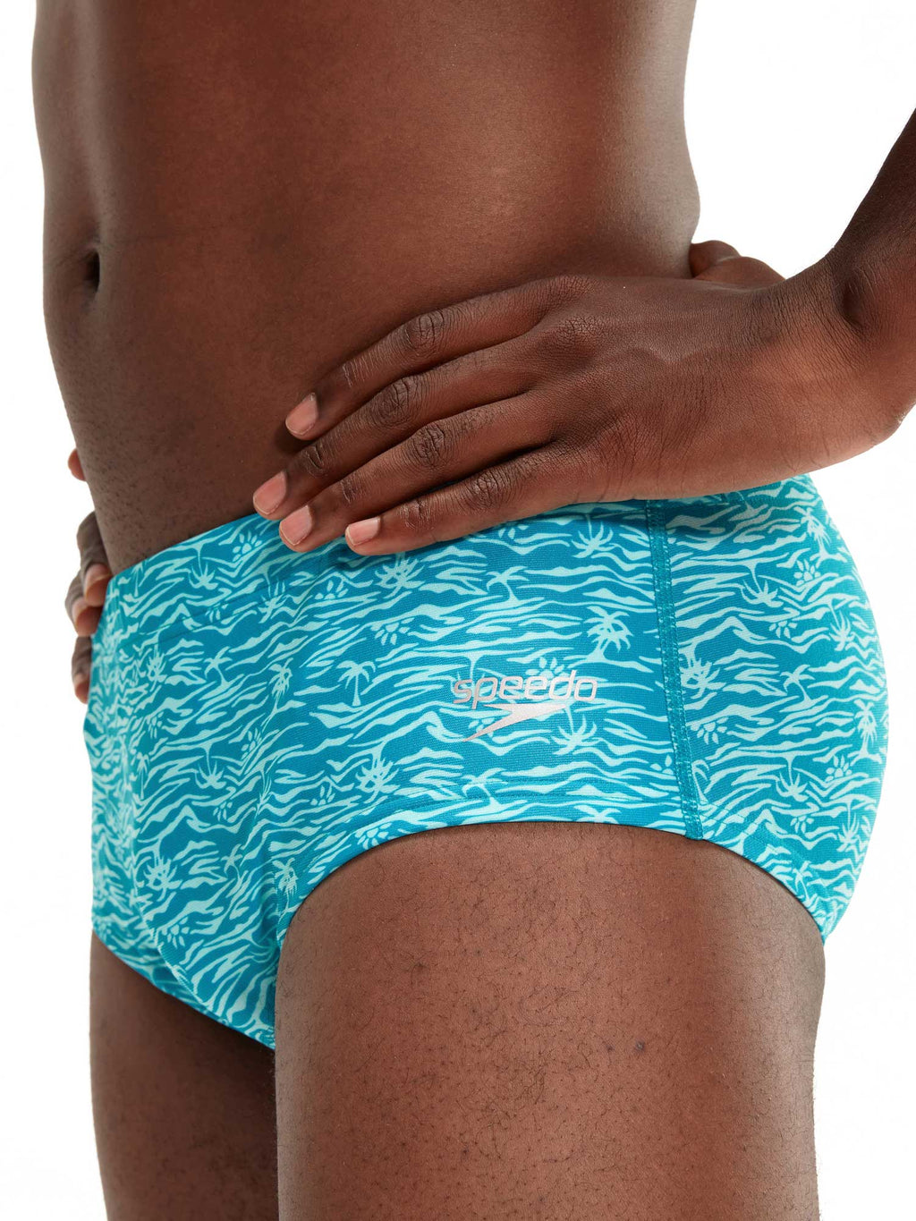 SPEEDO Бански 13.5CM CLUB TRAINING ALLOVER BRIEF