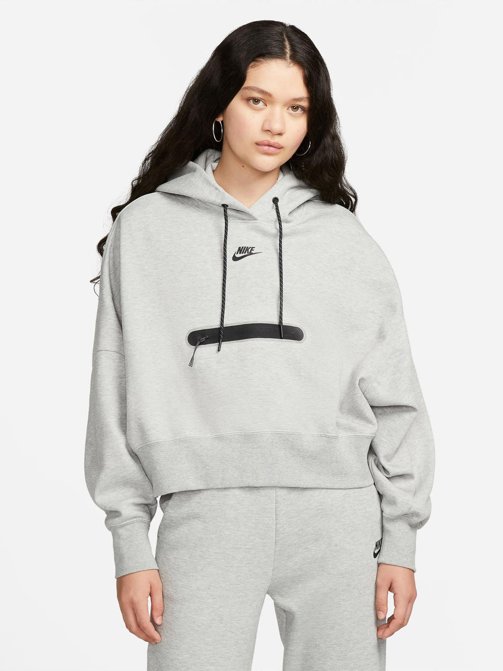 NIKE Суитшърт W TCH FLC ESSNL OOS PO HDY