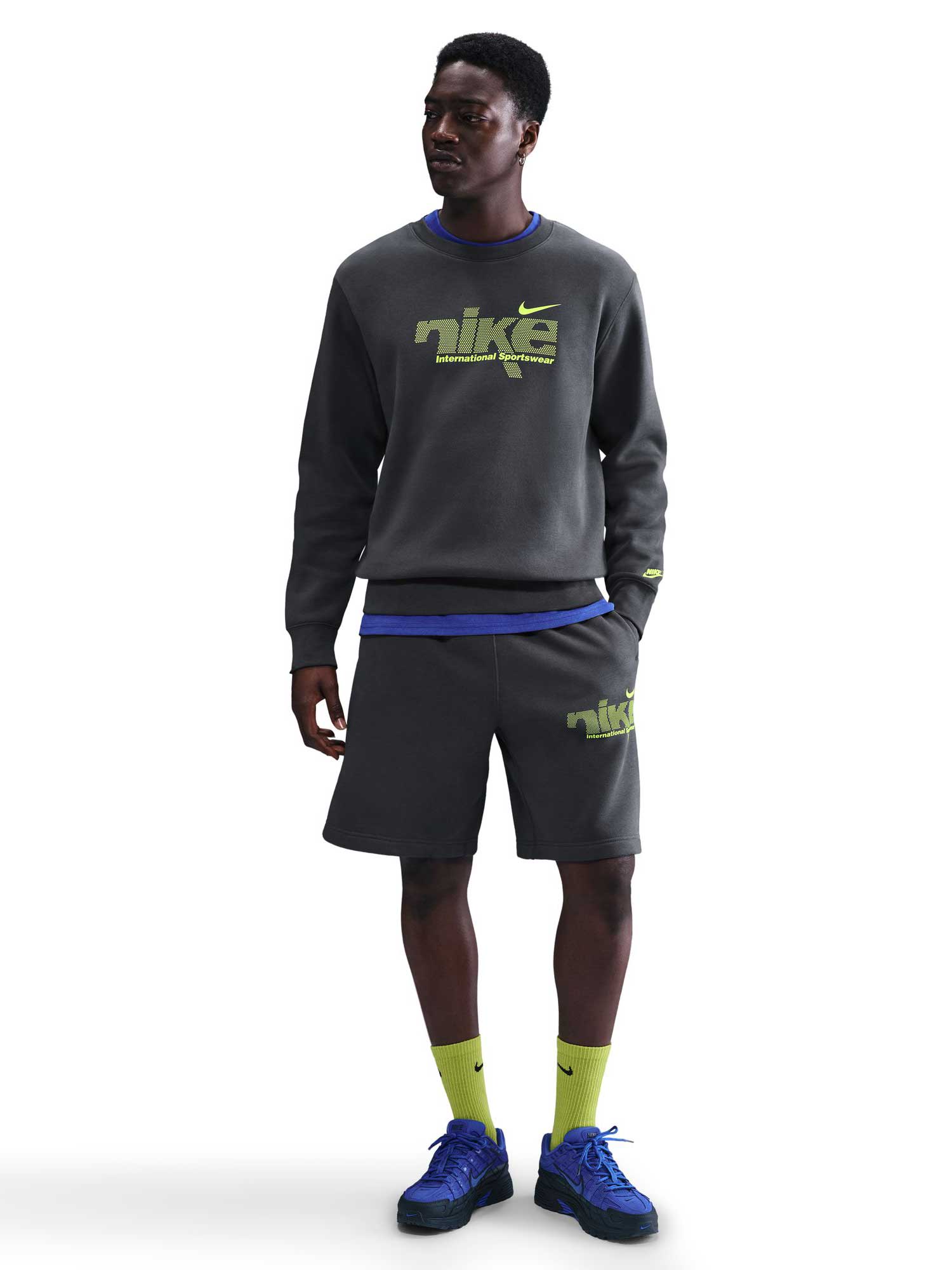 NIKE Блуза M NK CLUB BB CREW SWSH SPORT