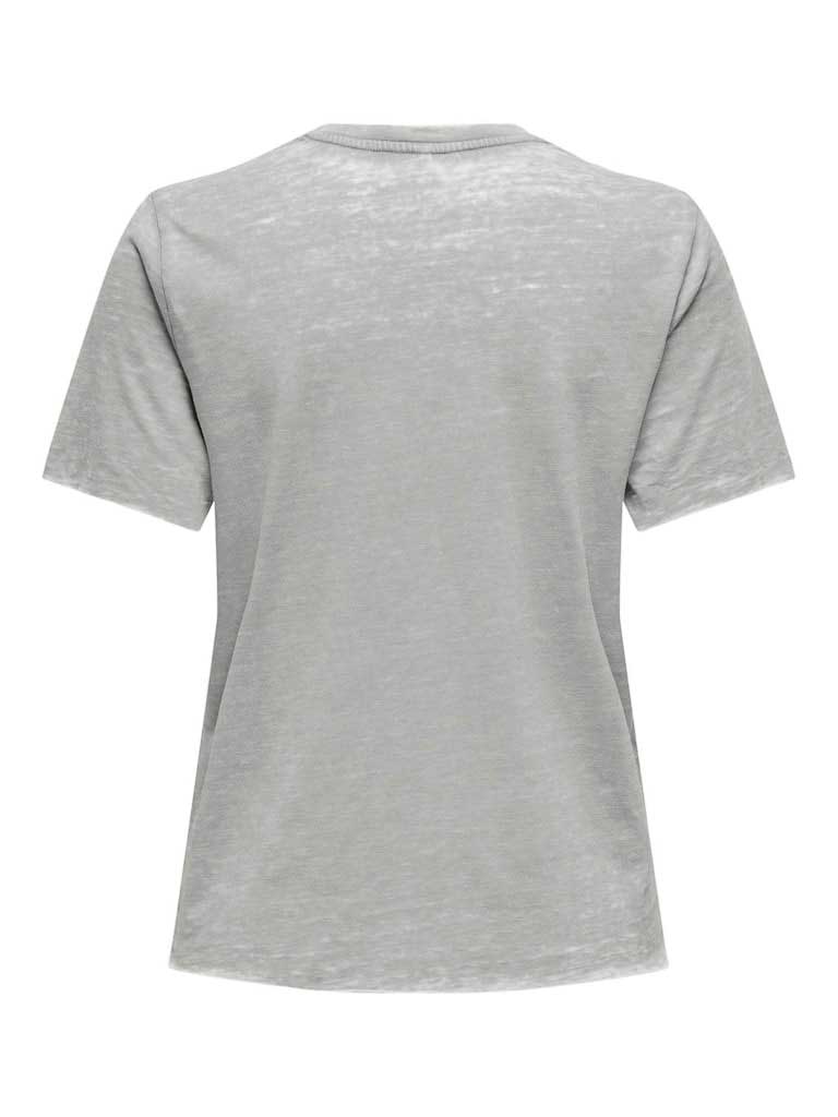 ONLY Тениска ONLNIKKY S/S BURNOUT TOP BOX JRS