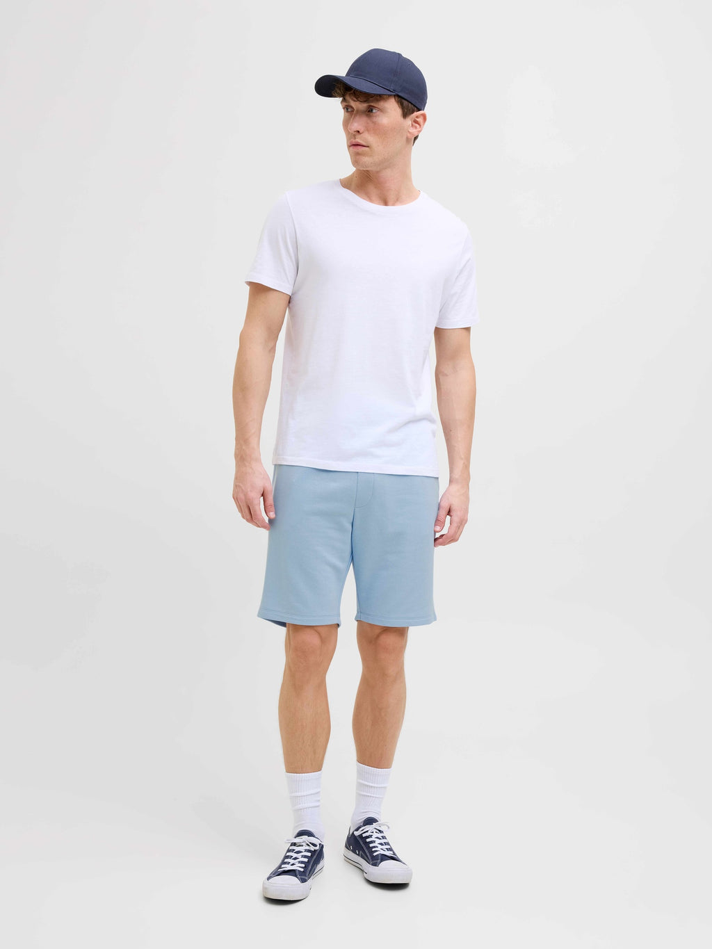 JACK & JONES Къси панталони JPSTGORDON BRADLEY SWEAT SHORTS MID