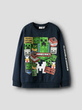 NAME IT Блуза NKMNEVEN MINECRAFT NREG SWEAT BRU BFU