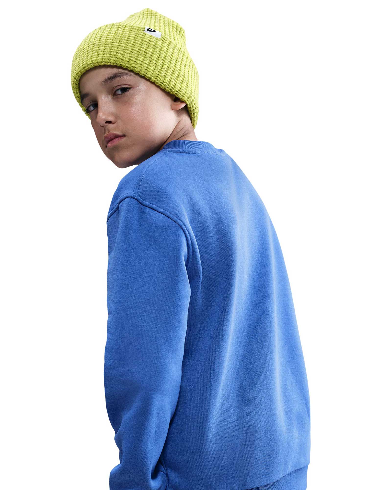 NIKE Блуза K NSW CLUB FLC CREW LS HBR