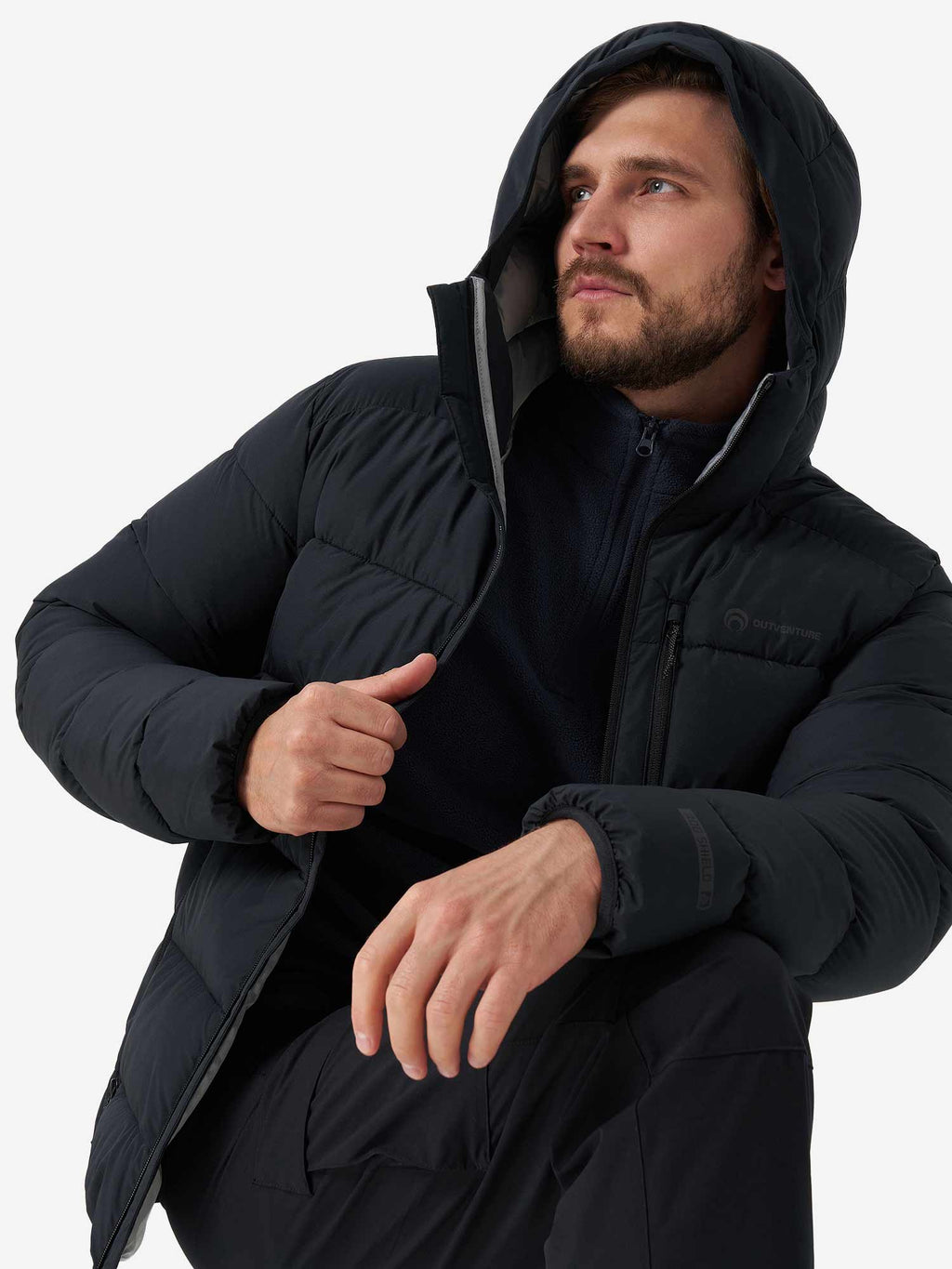 OUTVENTURE Яке Hiking Men's Faux Down Jacket