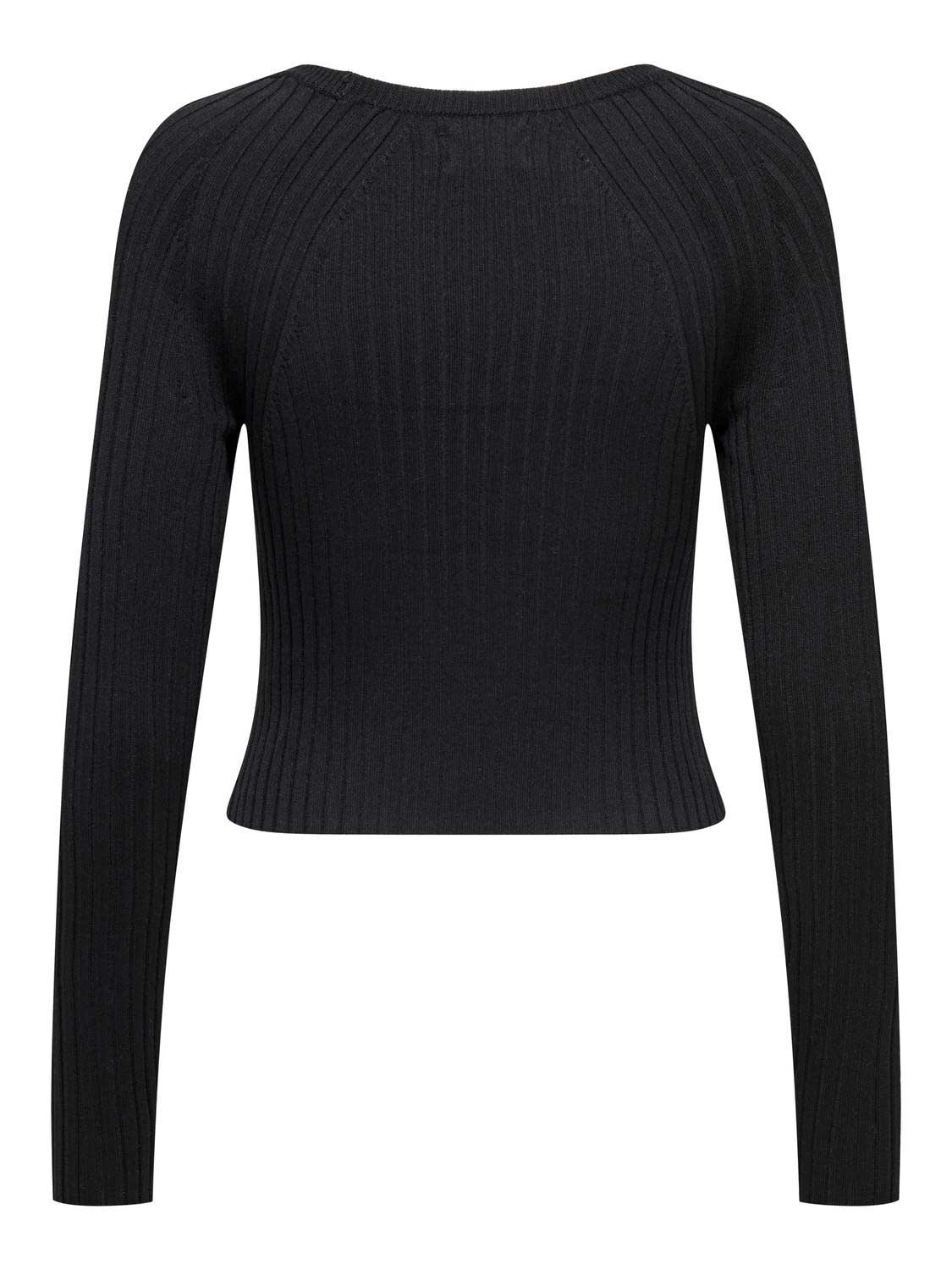 ONLY Пуловер ONLMEDDI LS RIB CROP O-NECK CC KNT