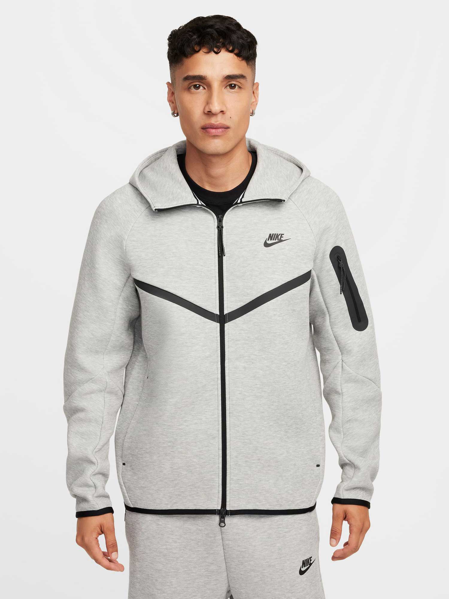 NIKE Суитшърт M NK TCH FLC FZ WR HOODIE