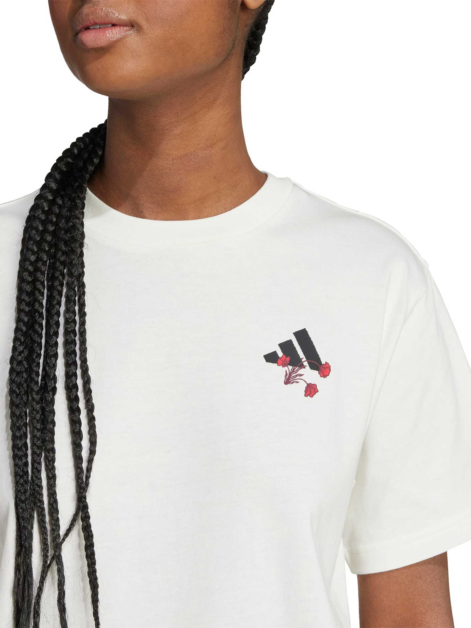 ADIDAS SPORTSWEAR Тениска Tiro Floral Graphic T-Shirt